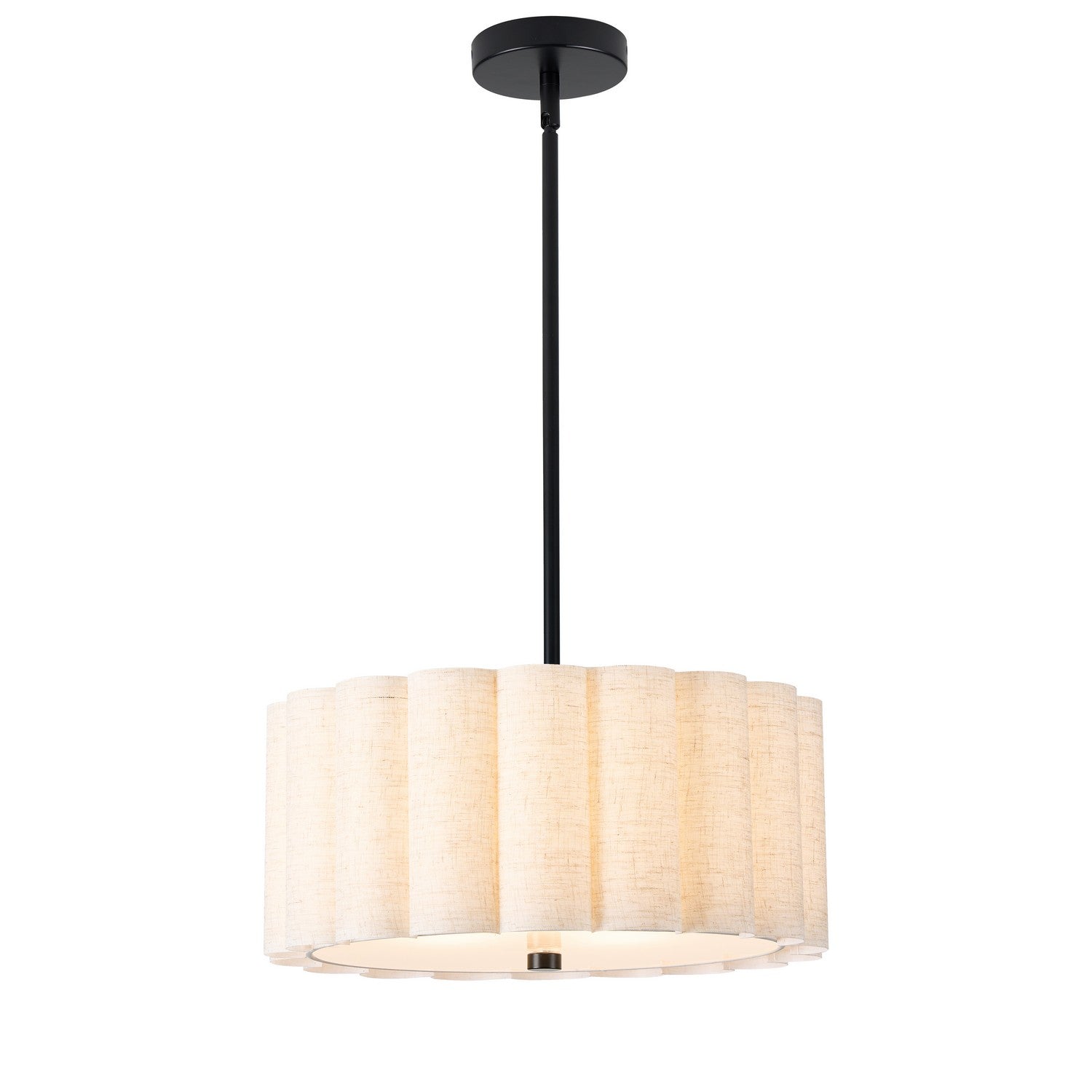 Dainolite Canada - PCA-163P-MB-FX - Three Light Pendant - Pacifica - Flax