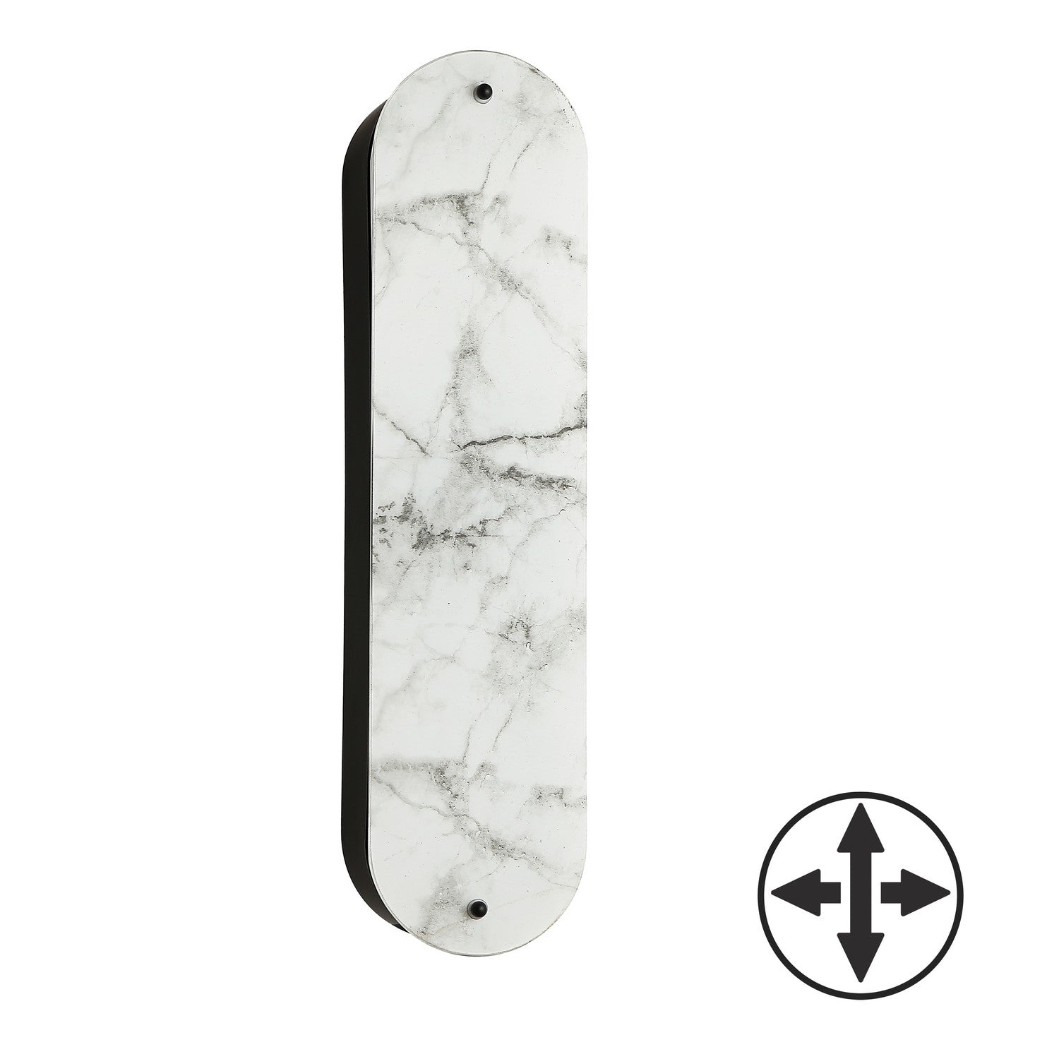 Dainolite Canada - PSC-202W-MB - Two Light Wall Sconce - Pascal - Alabaster