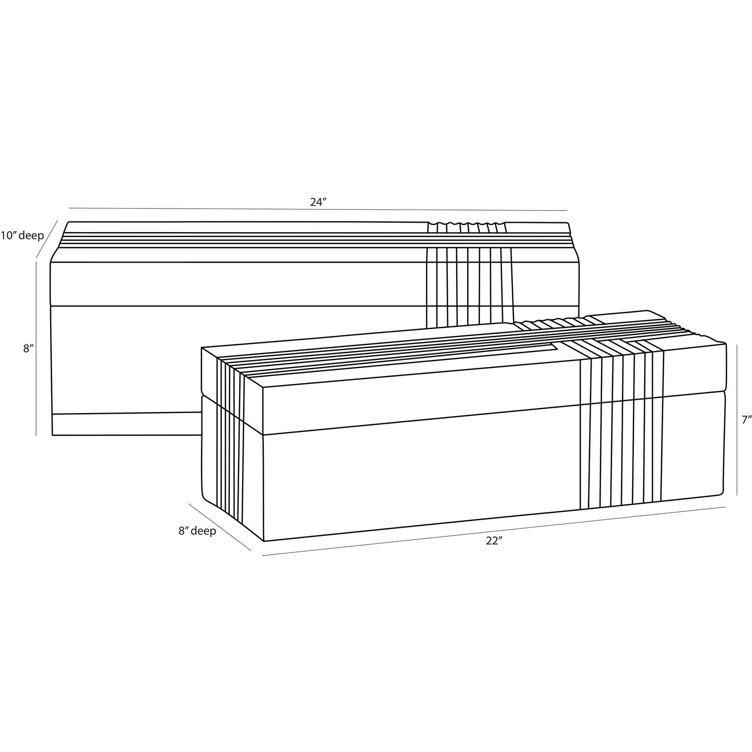 Arteriors - ARI23 - Boxes, Set of 2 - Kamira - Whitewash