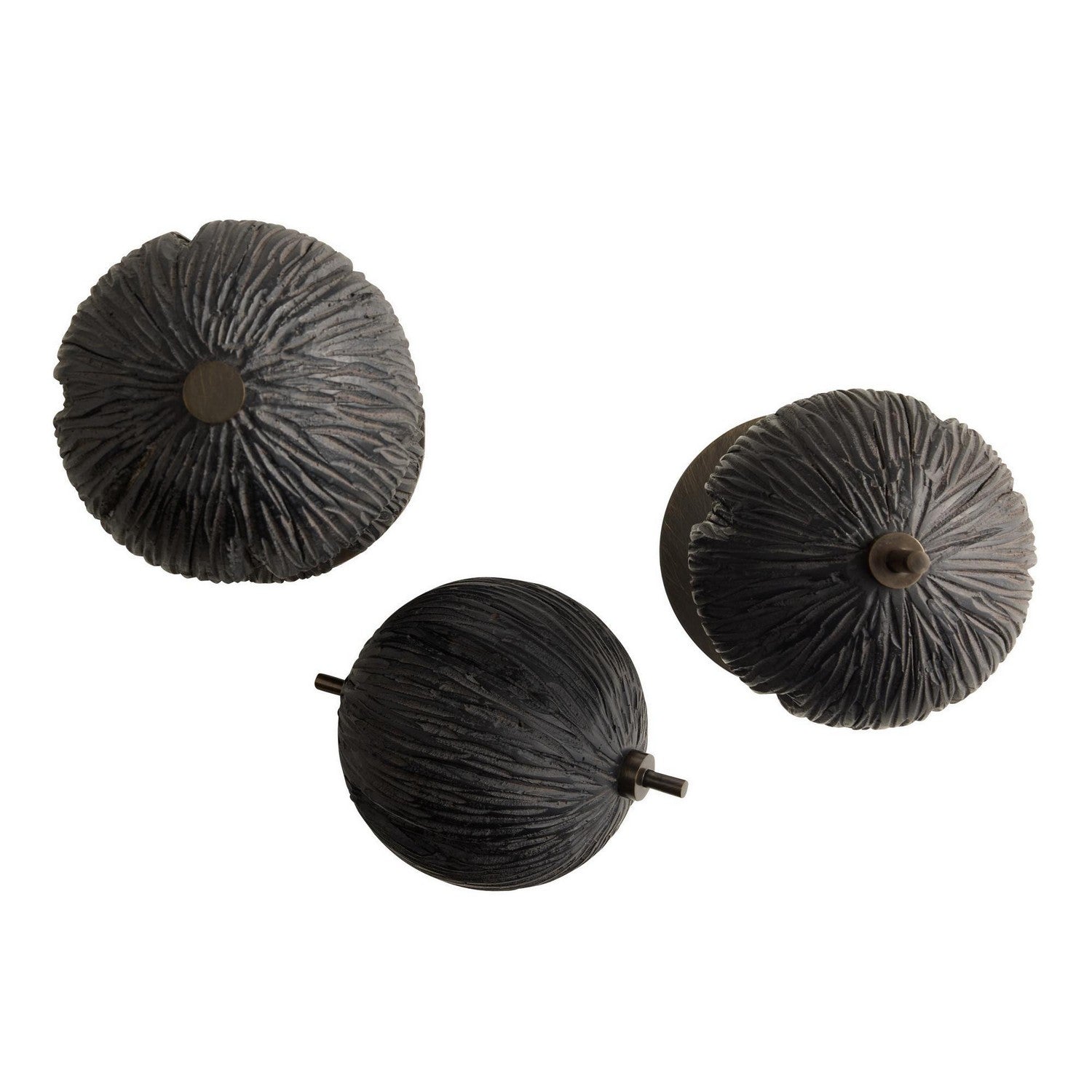 Arteriors - ASC33 - Sculptures, Set of 3 - Kyros - Ebony