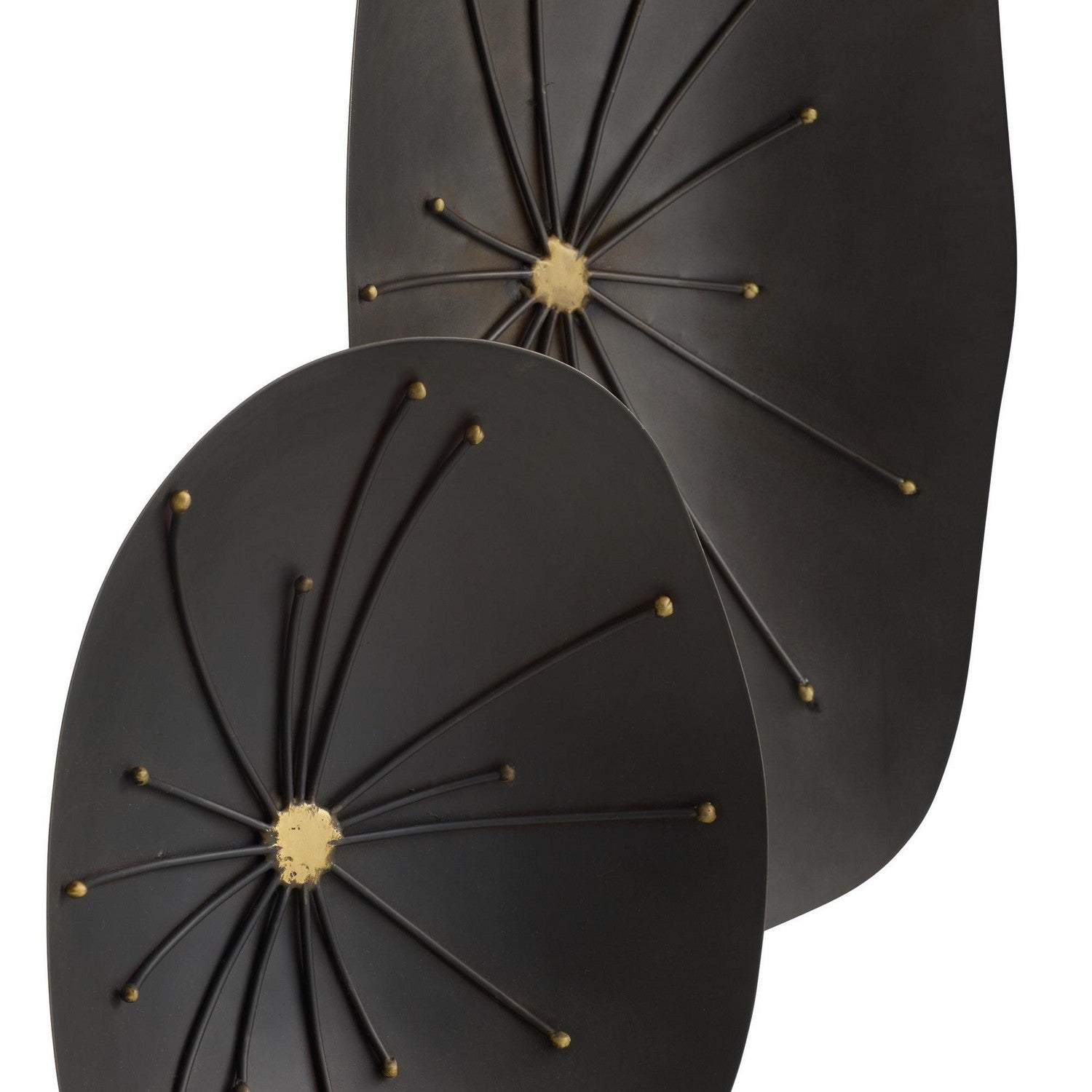 Arteriors - ASI11 - Sculptures, Set of 2 - Jura - Natural Iron