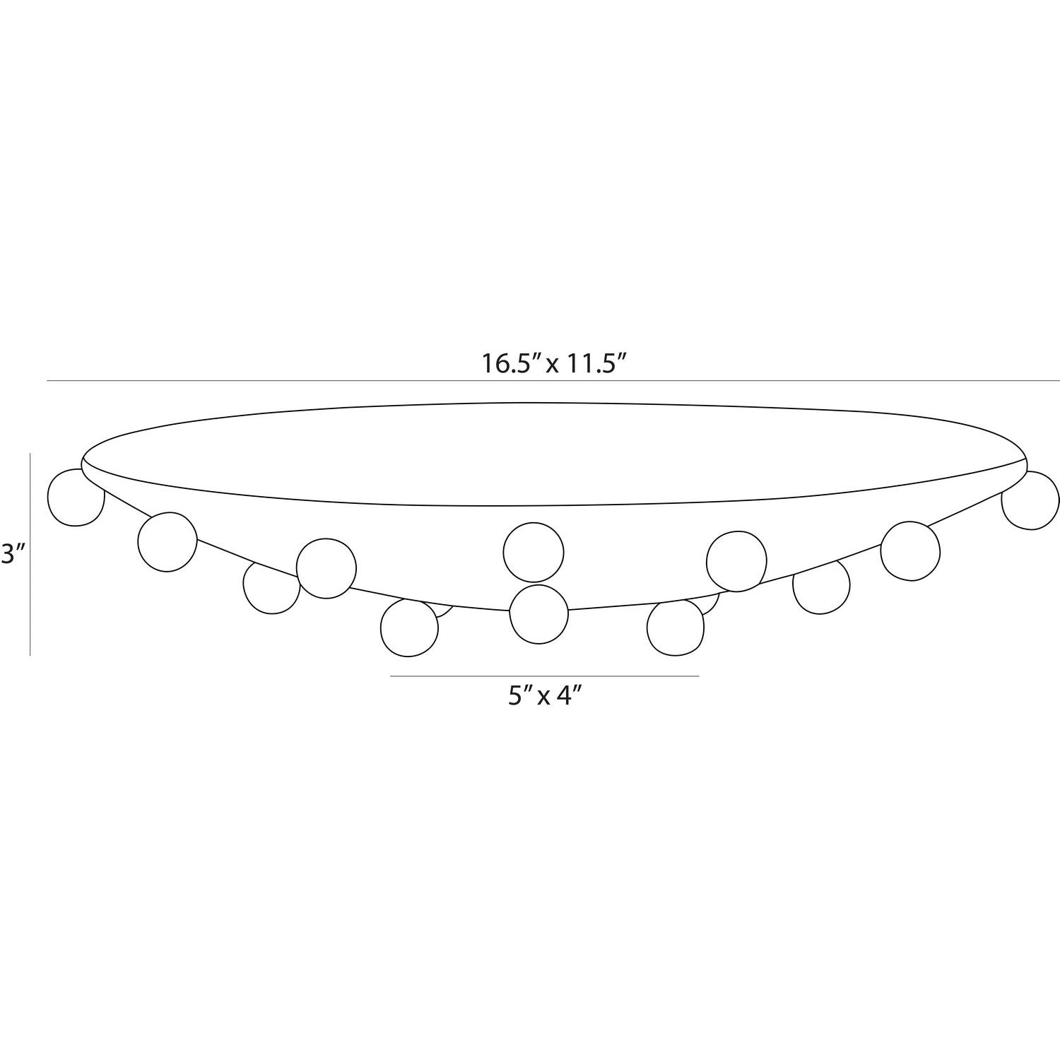 Arteriors - ATC10 - Centerpiece - Katherine - Ivory
