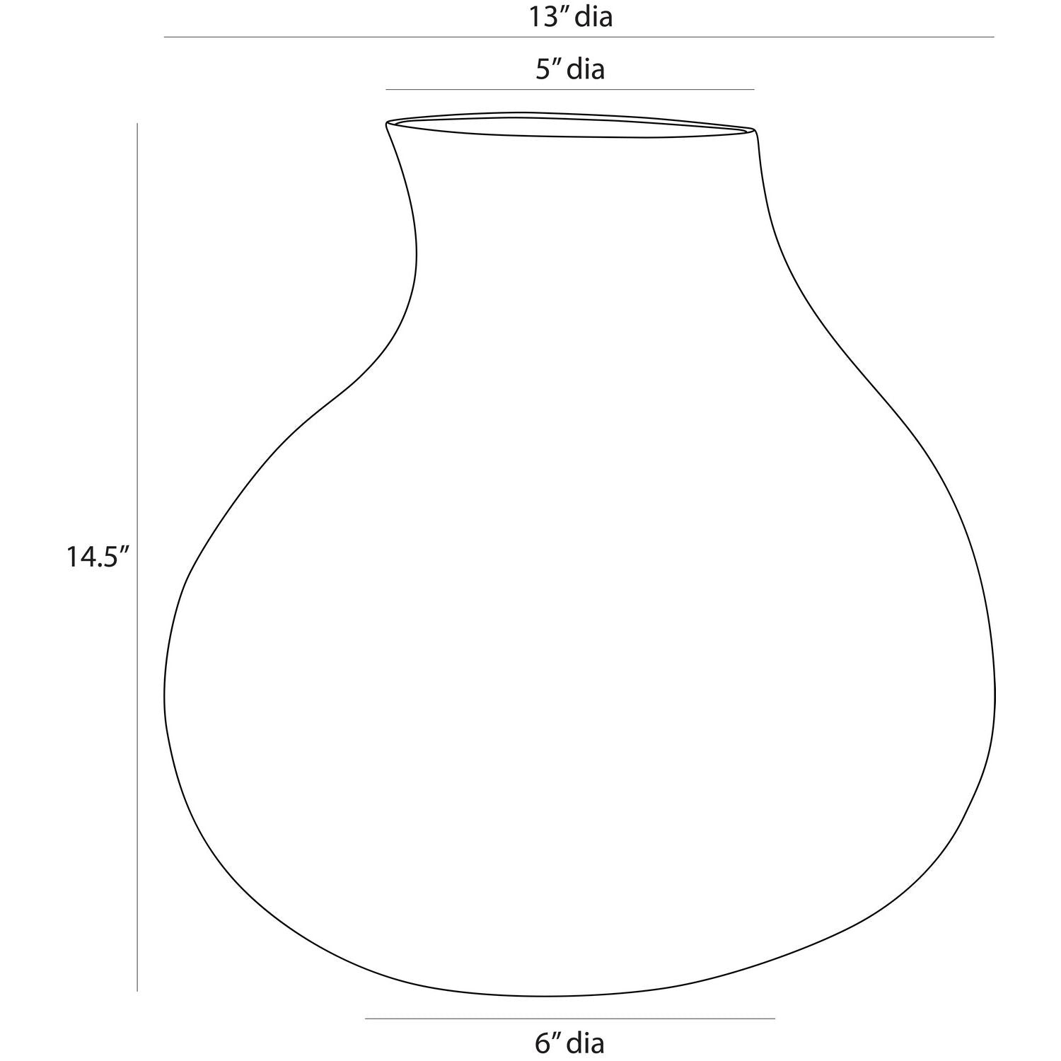 Arteriors - AVE13 - Vase - Irelia - Ice Reactive