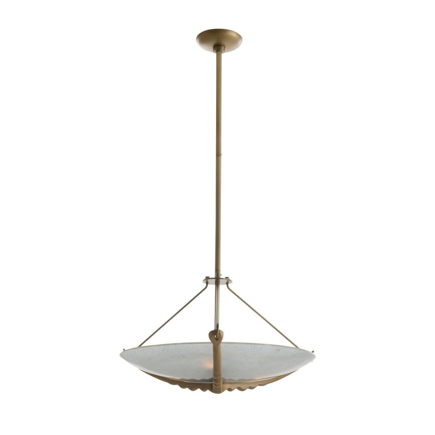 Arteriors - DFI08 - Three Light Semi-Flush Mount - Karlsen - Frosted