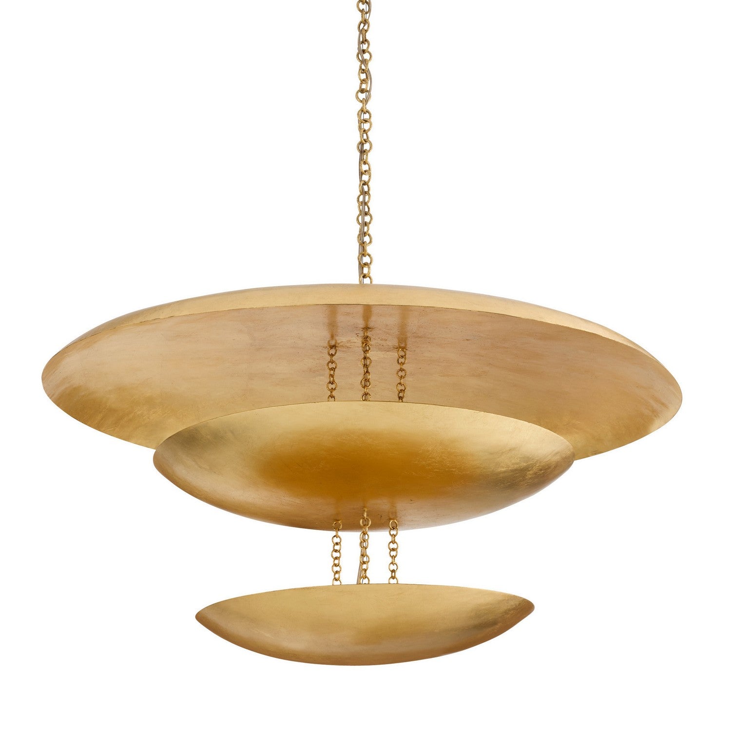 Arteriors - DLI07 - Six Light Chandelier - Florko - Gold Leaf