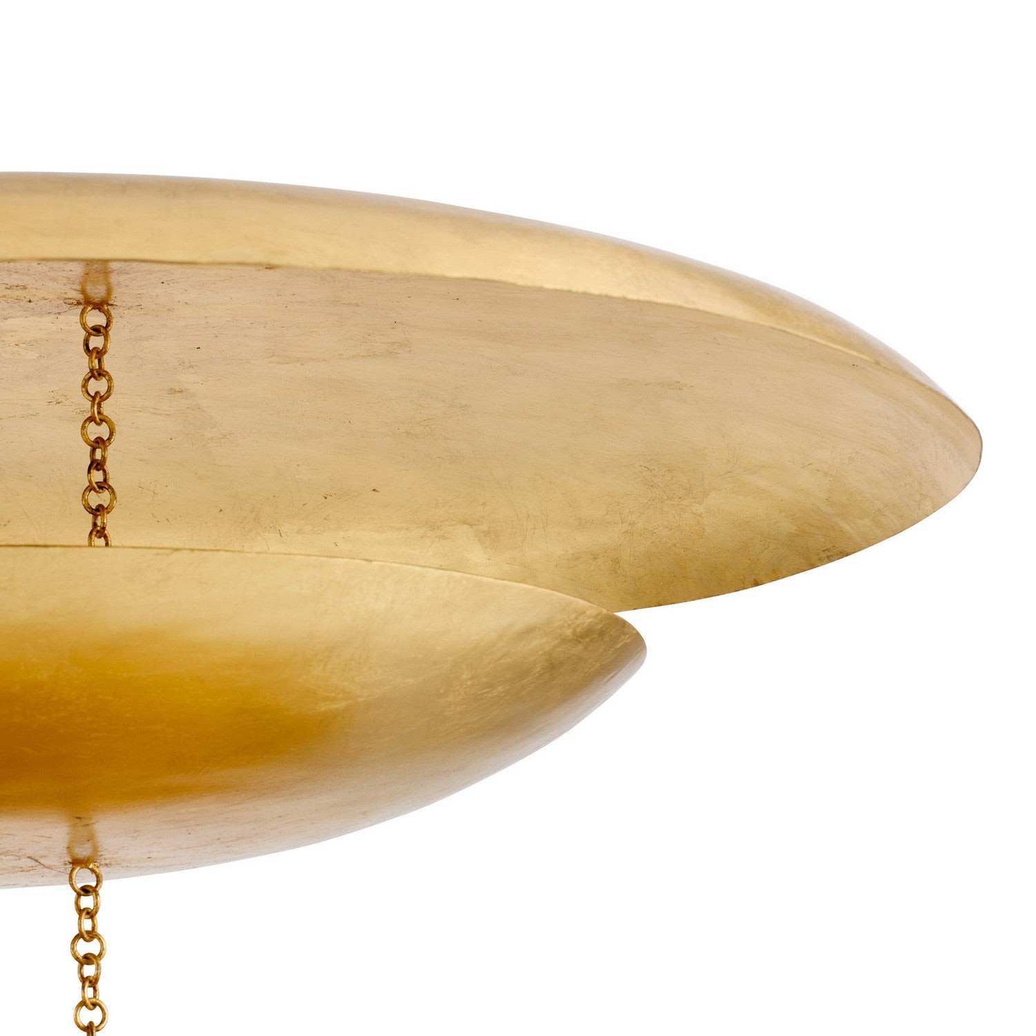Arteriors - DLI07 - Six Light Chandelier - Florko - Gold Leaf