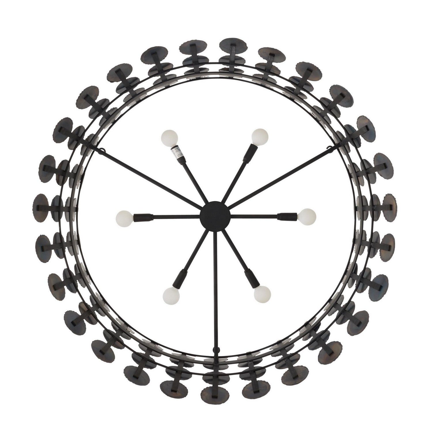 Arteriors - DMI22 - Six Light Chandelier - Imperia - Burnt Iron