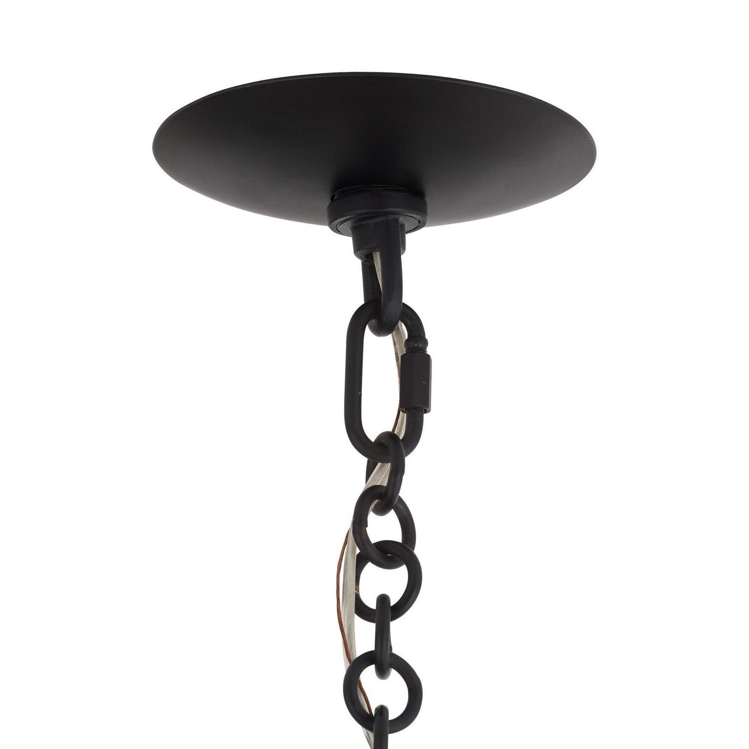 Arteriors - DMI25 - Six Light Chandelier - Florko - Blackened Iron