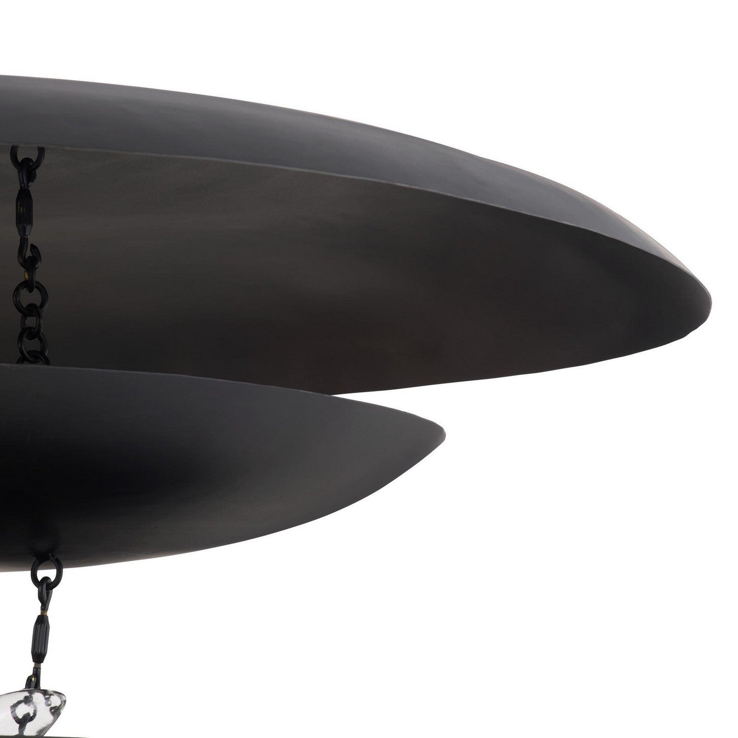 Arteriors - DMI25 - Six Light Chandelier - Florko - Blackened Iron
