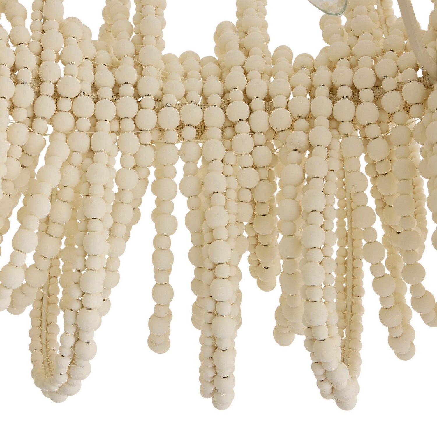 Arteriors - DMS21 - Six Light Chandelier - Keely - White