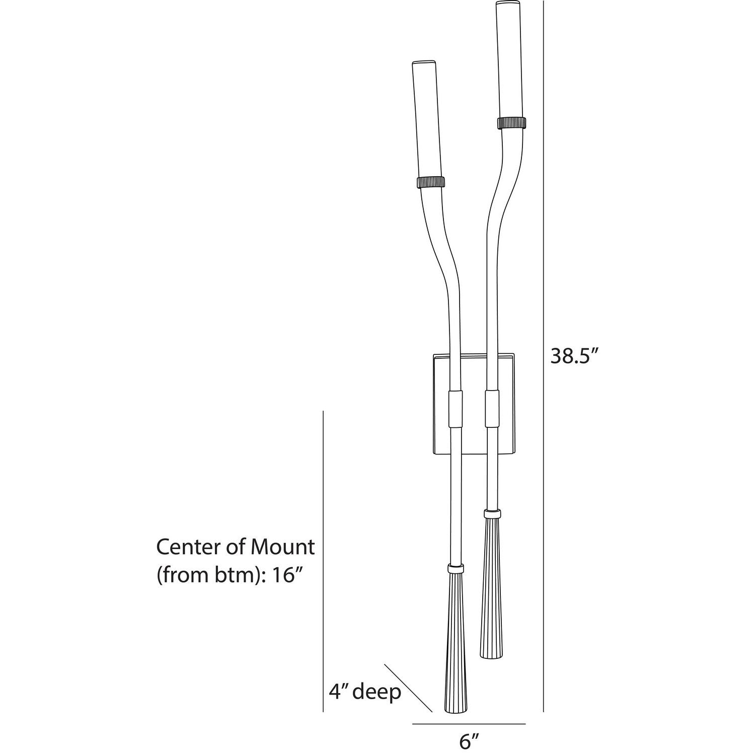 Arteriors - DWC70 - LED Wall Sconce - Italo - Clear