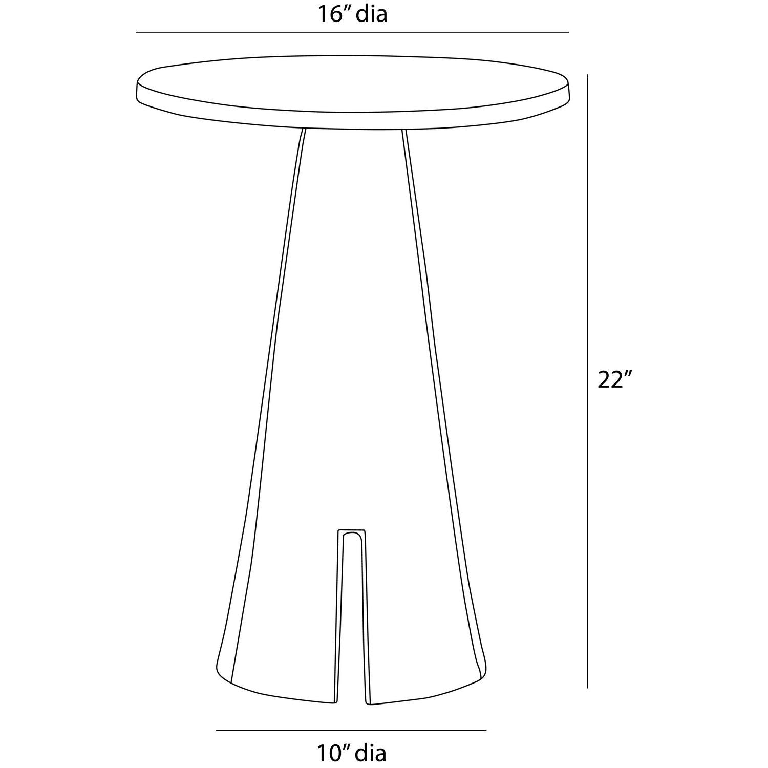Arteriors - FAI23 - Accent Table - Katara - Antique Brass