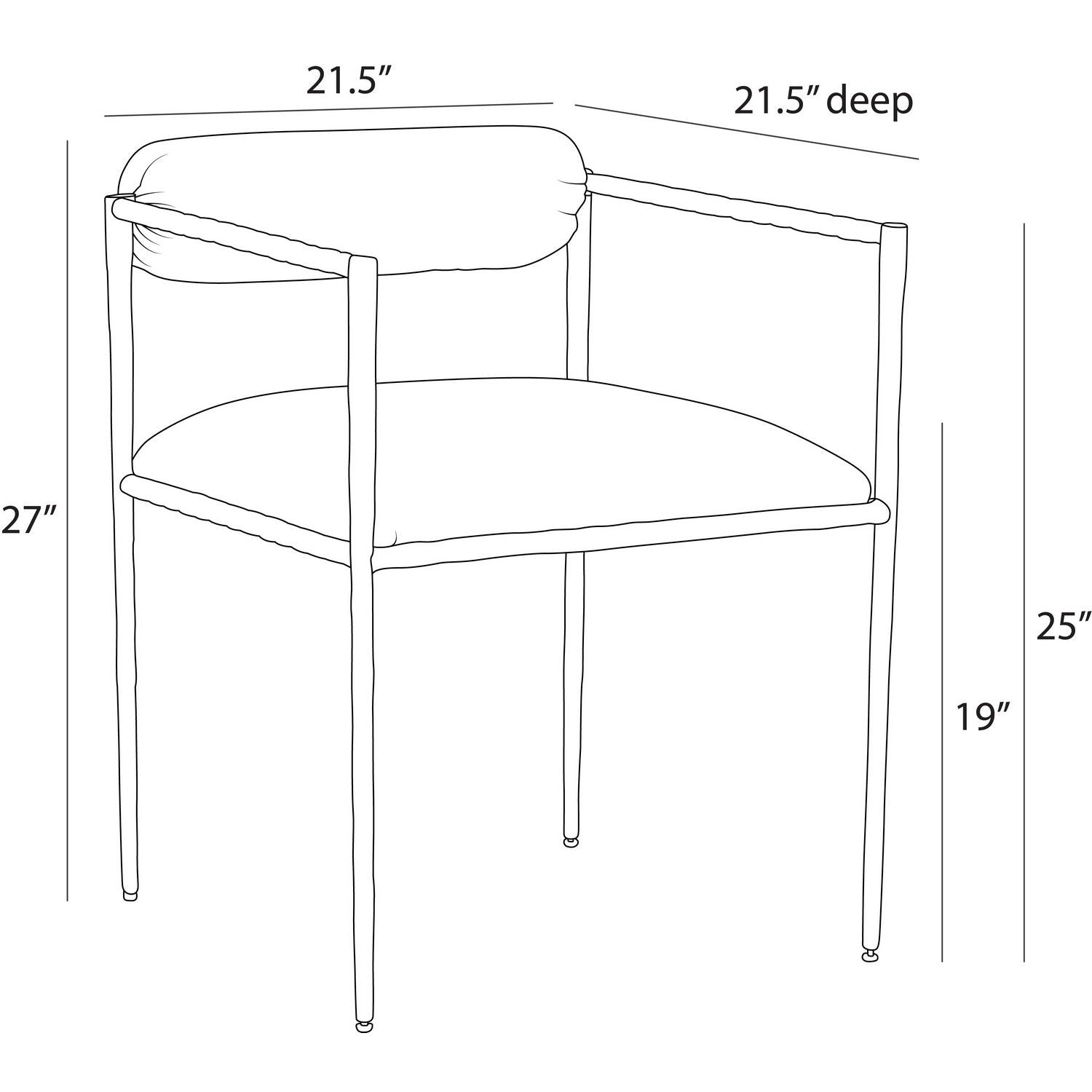 Arteriors - FRI31 - Chair - Barbana - Oxford White