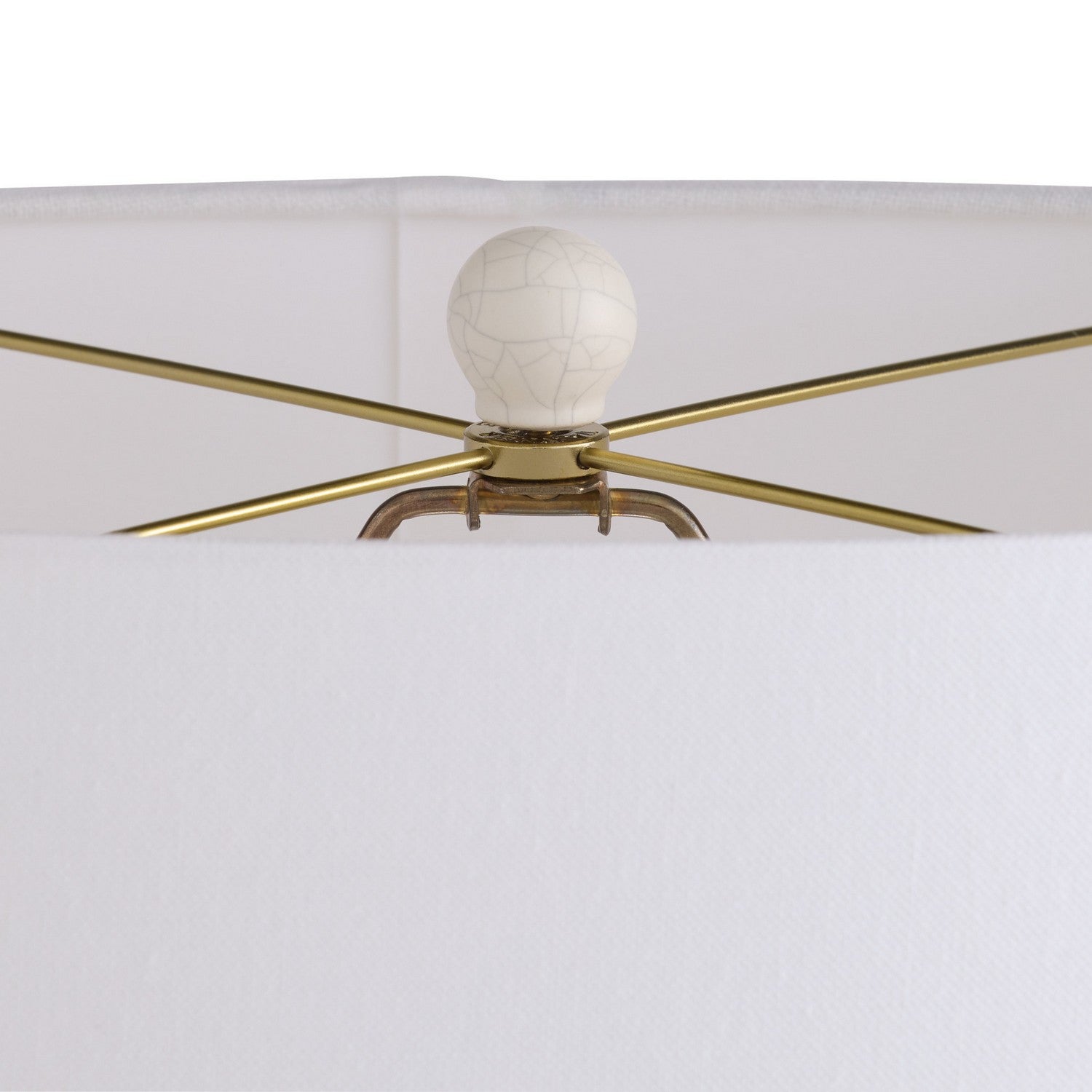 Arteriors - PTC62-943 - One Light Table Lamp - Deagan - Matte Stained Ivory Crackle