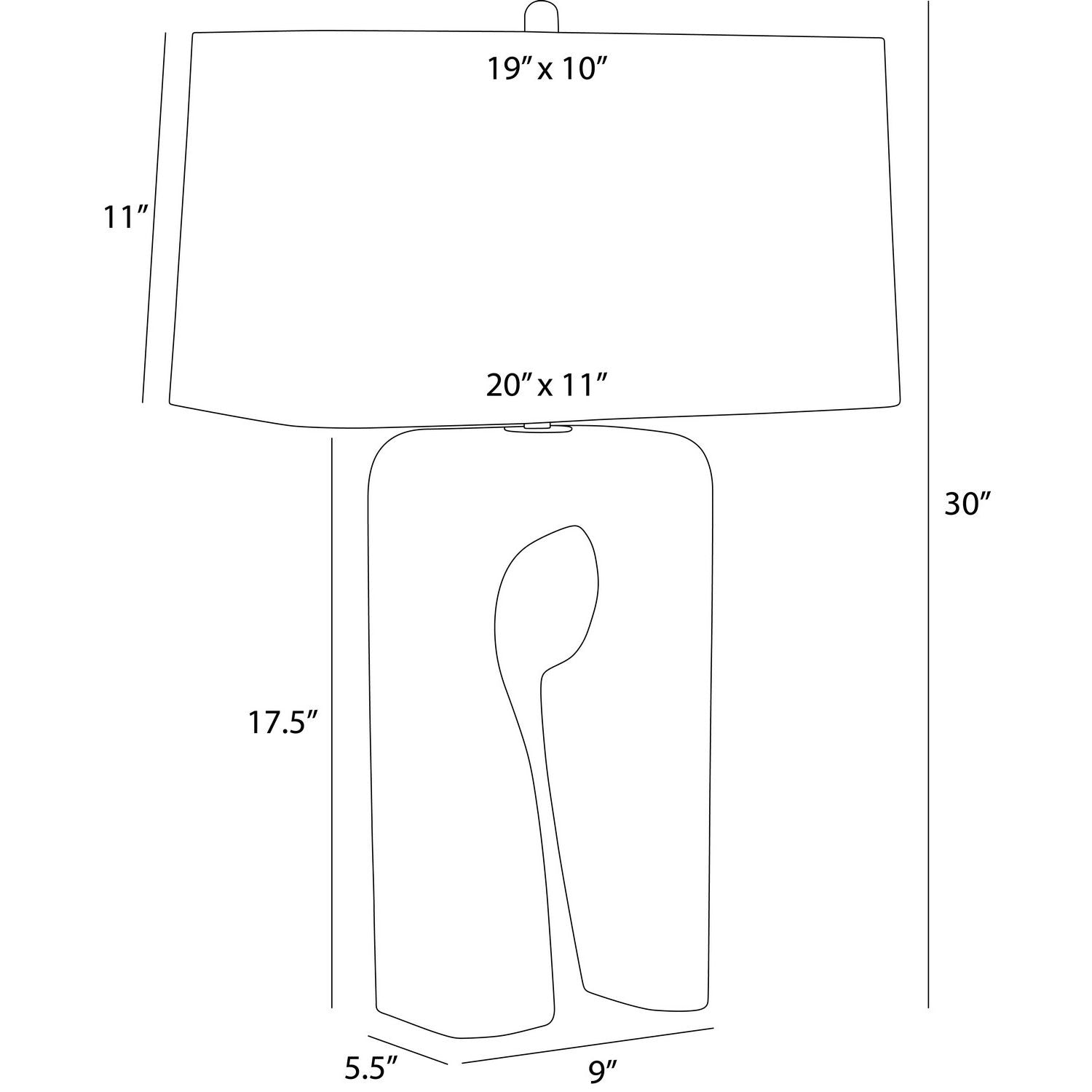 Arteriors - PTC63-SH044 - One Light Table Lamp - Kamora - Sand