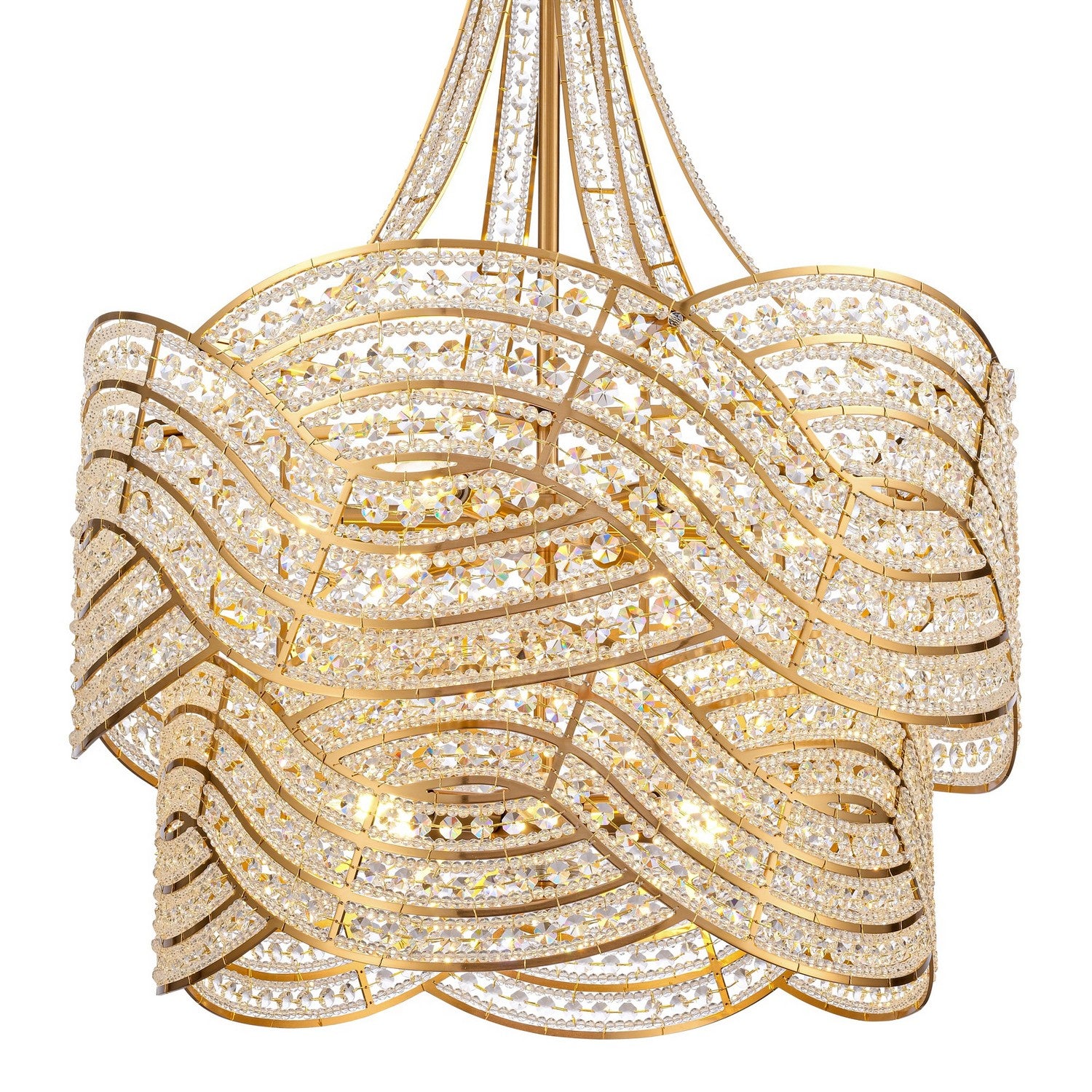Arabela Lighting - 85232-12 - 12 Light Chandelier - Anastasia - Lacquered Gold