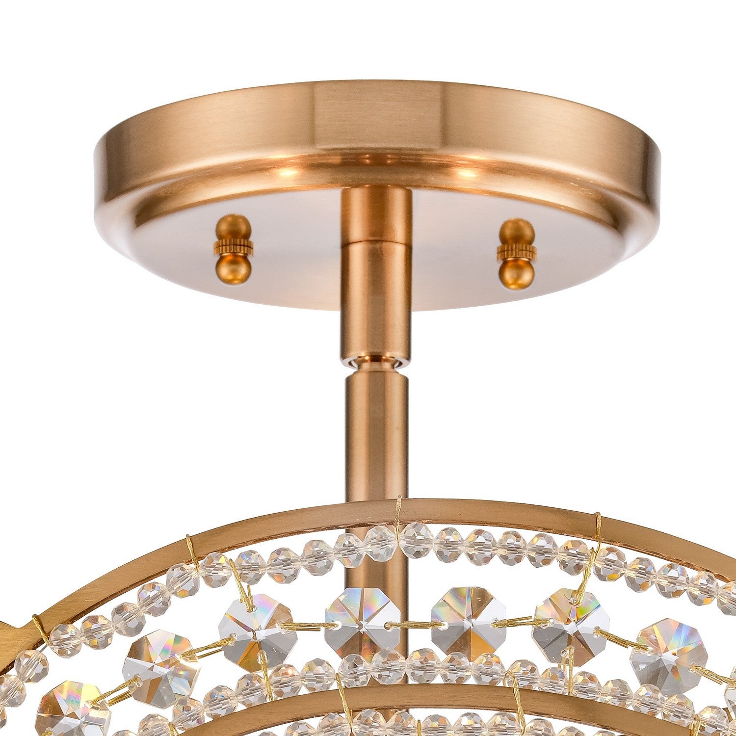 Arabela Lighting - 85235-4 - Four Light Semi Flush Mount - Anastasia - Lacquered Gold