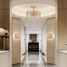 Arabela Lighting - 85235-4 - Four Light Semi Flush Mount - Anastasia - Lacquered Gold