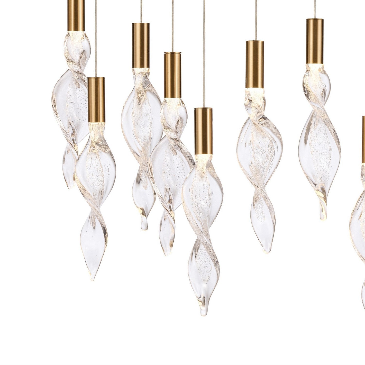 Arabela Lighting - 85216-14 - LED Linear Pendant - Aurora - Natural Brass