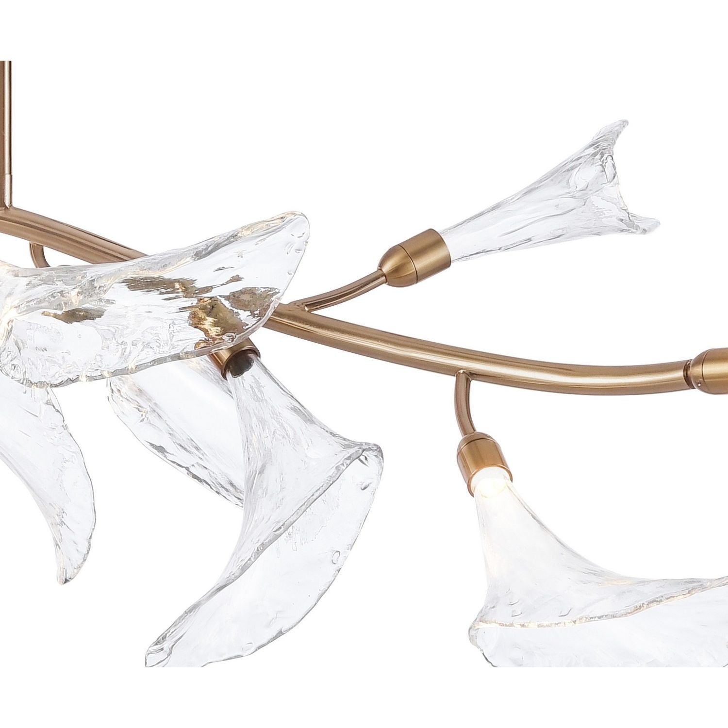 Arabela Lighting - 85191-11 - LED Linear Chandelier - Calla - Natural Brass