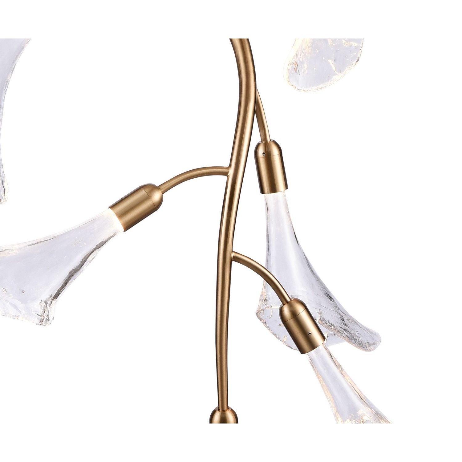 Arabela Lighting - 85192-8 - LED Chandelier - Calla - Natural Brass