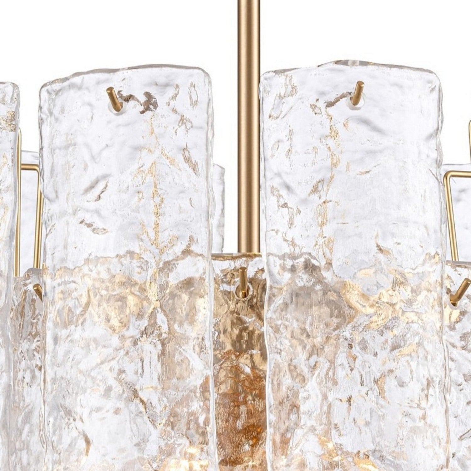 Arabela Lighting - 85161-5 - Five Light Chandelier - Fire and Ice - Lacquered Gold