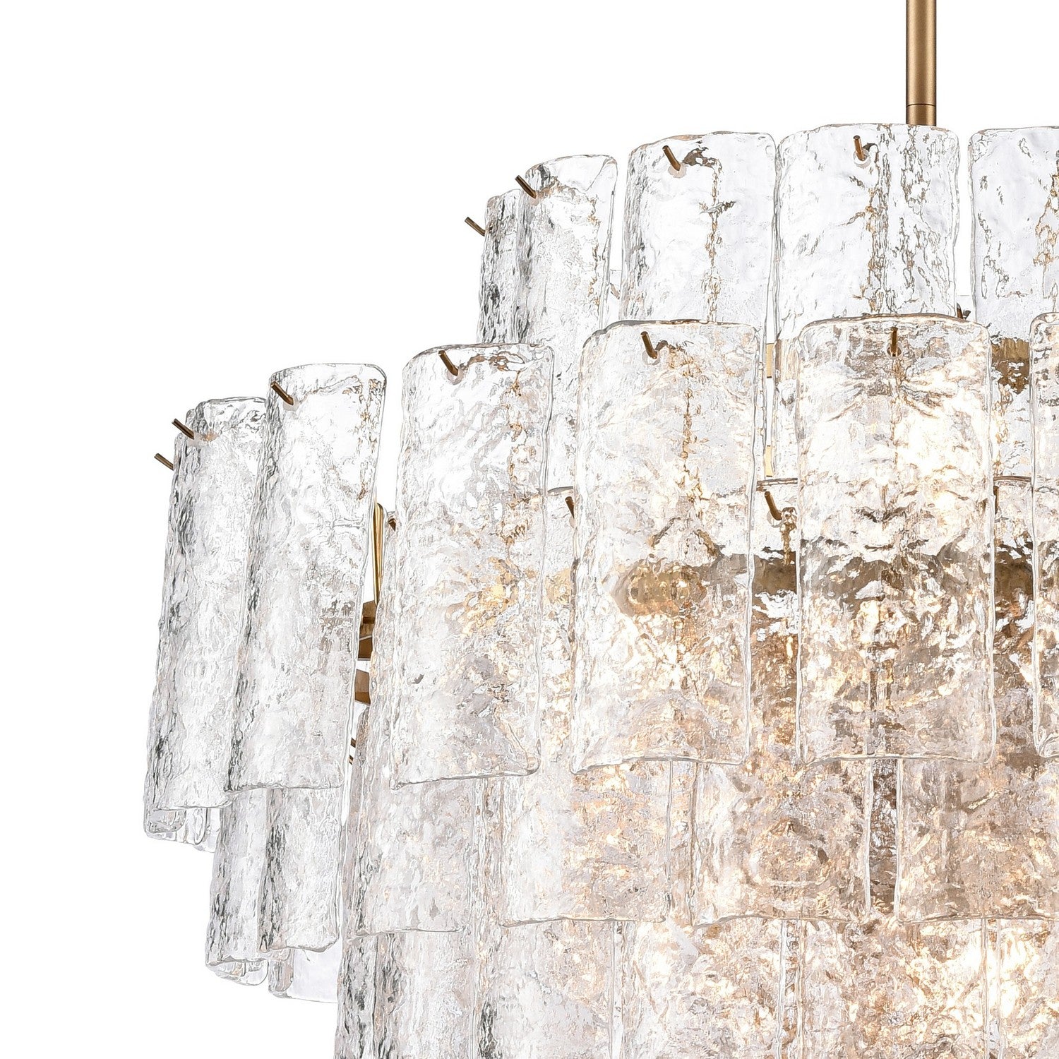 Arabela Lighting - 85163-21 - 21 Light Chandelier - Fire and Ice - Lacquered Gold