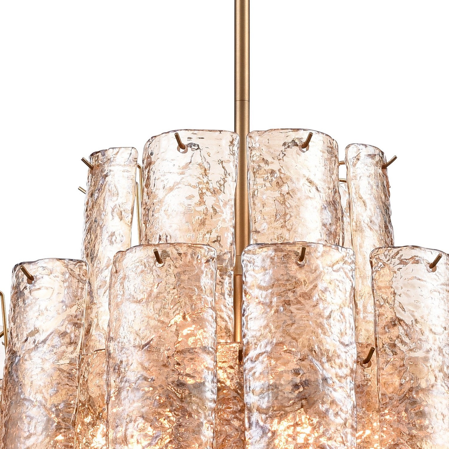 Arabela Lighting - 85262-13 - 13 Light Chandelier - Fire and Ice - Lacquered Gold