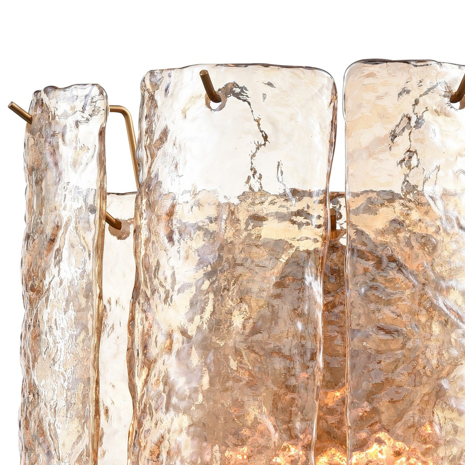 Arabela Lighting - 85264-2 - Two Light Wall Sconce - Fire and Ice - Lacquered Gold