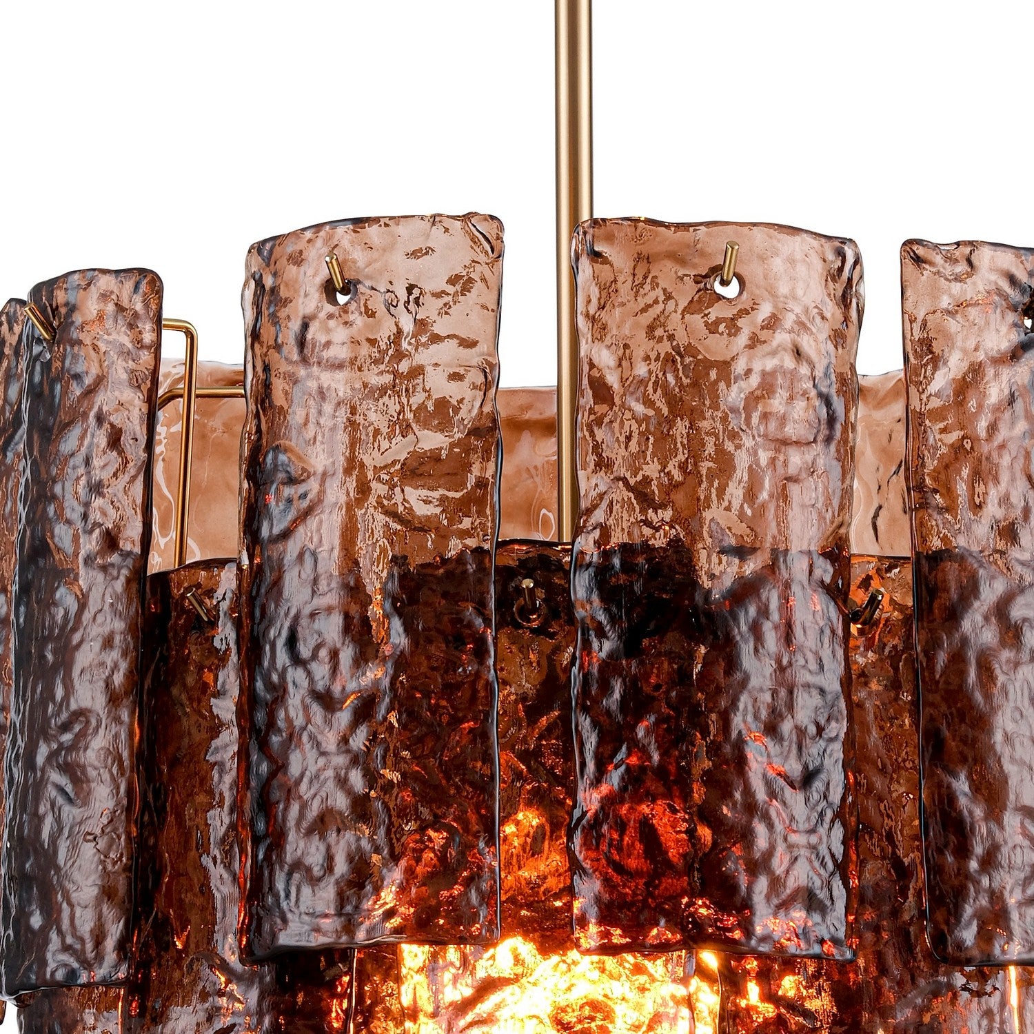 Arabela Lighting - 85362-13 - 13 Light Chandelier - Fire and Ice - Lacquered Gold