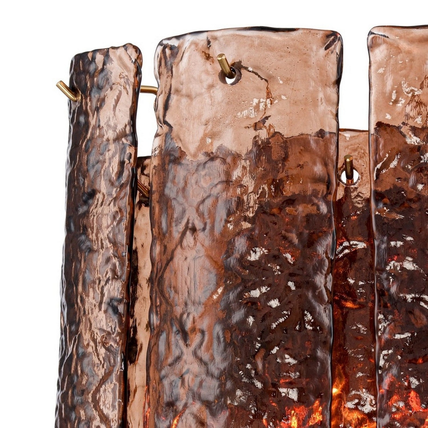 Arabela Lighting - 85364-2 - Two Light Wall Sconce - Fire and Ice - Lacquered Gold