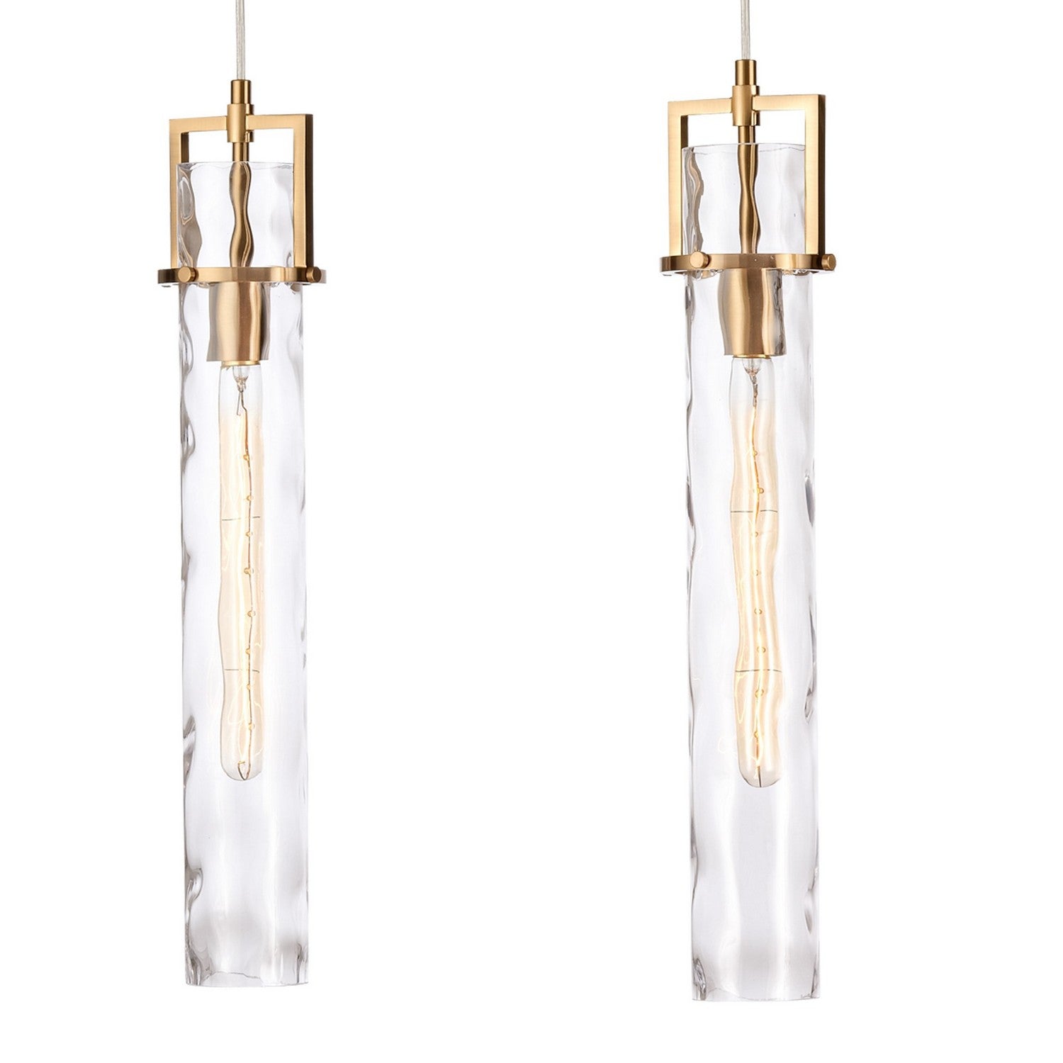 Arabela Lighting - 85245-4 - Four Light Linear Chandelier - Jayden - Lacquered Gold
