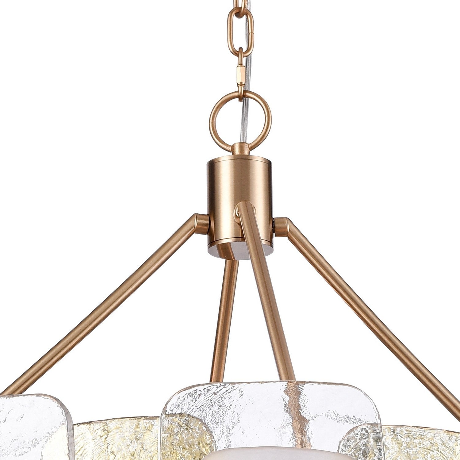 Arabela Lighting - 85201-8 - Eight Light Chandelier - Strata - Lacquered Gold