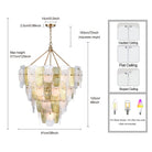 Arabela Lighting - 85202-16 - 16 Light Chandelier - Strata - Lacquered Gold