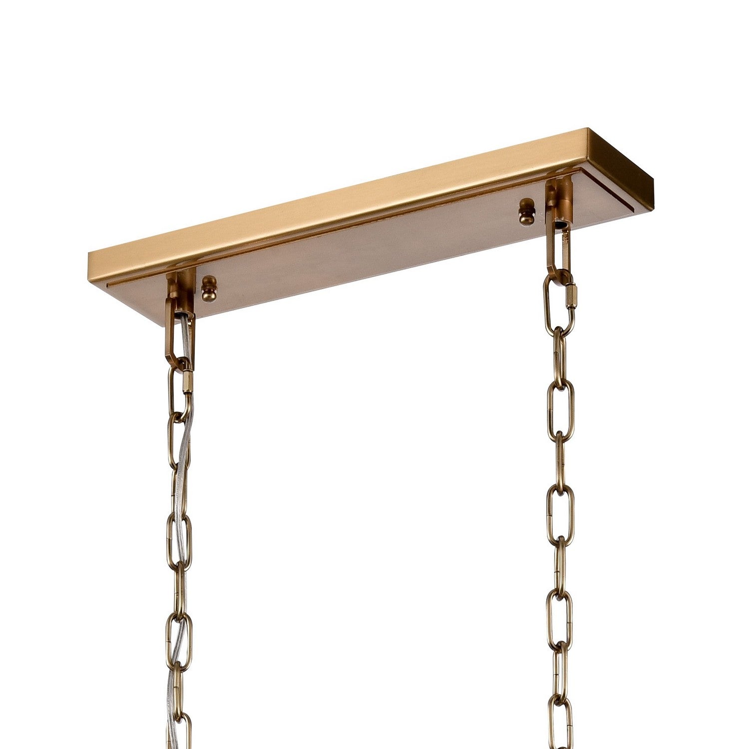 Arabela Lighting - 85203-6 - Six Light Linear Chandelier - Strata - Lacquered Gold