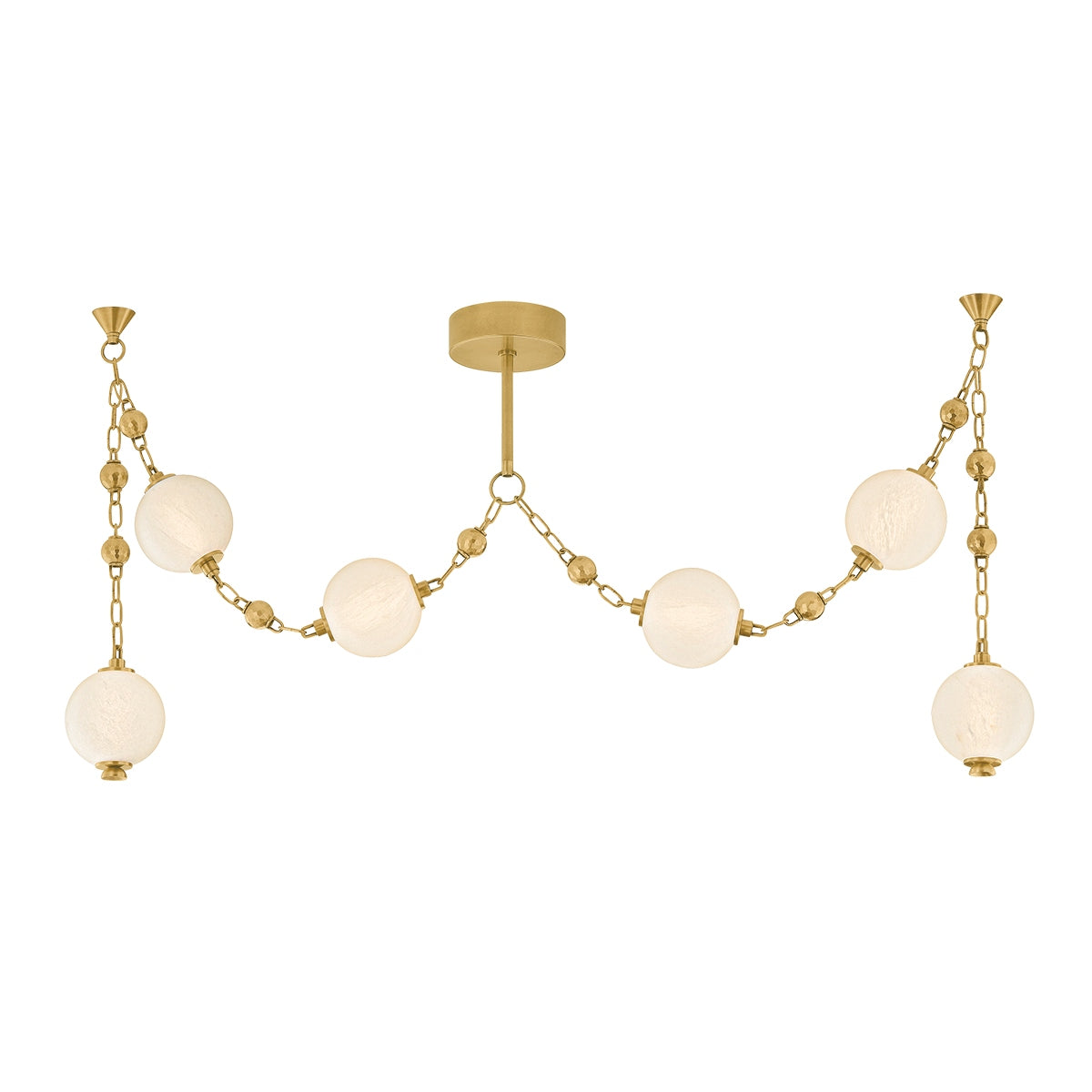 Corbett Lighting Canada - 557-06-VB - LED Linear Pendant - Corda - Vintage Brass