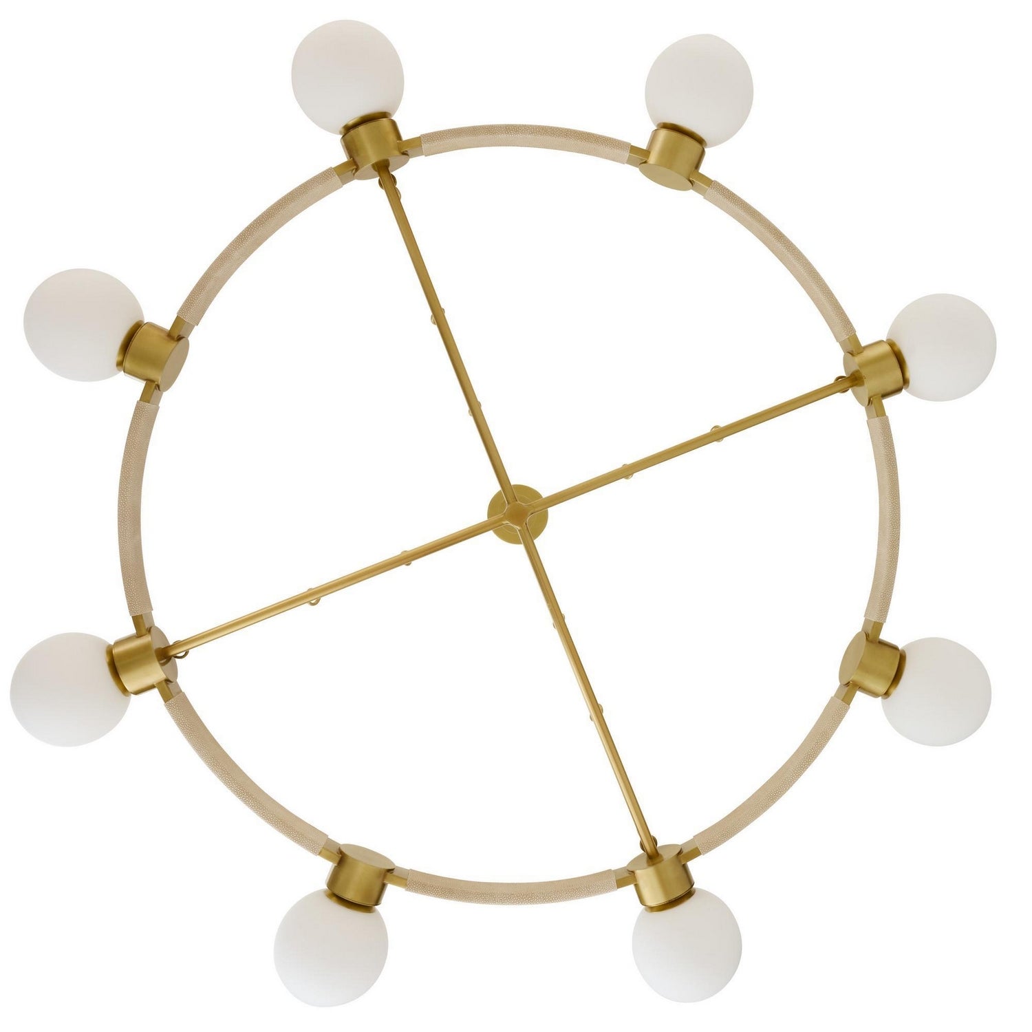 Arteriors - DLC42 - Eight Light Chandelier - Liberty - Matte Opal