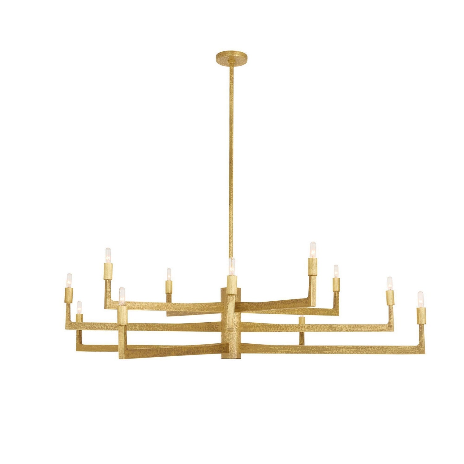 Arteriors - DLC43 - 12 Light Chandelier - Griff - Antique Brass