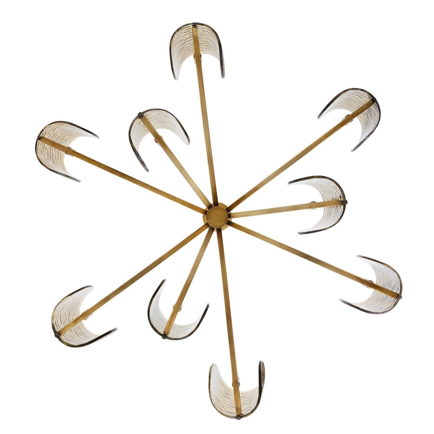 Arteriors - DLI12 - Nine Light Chandelier - Natasha - Antique Brass