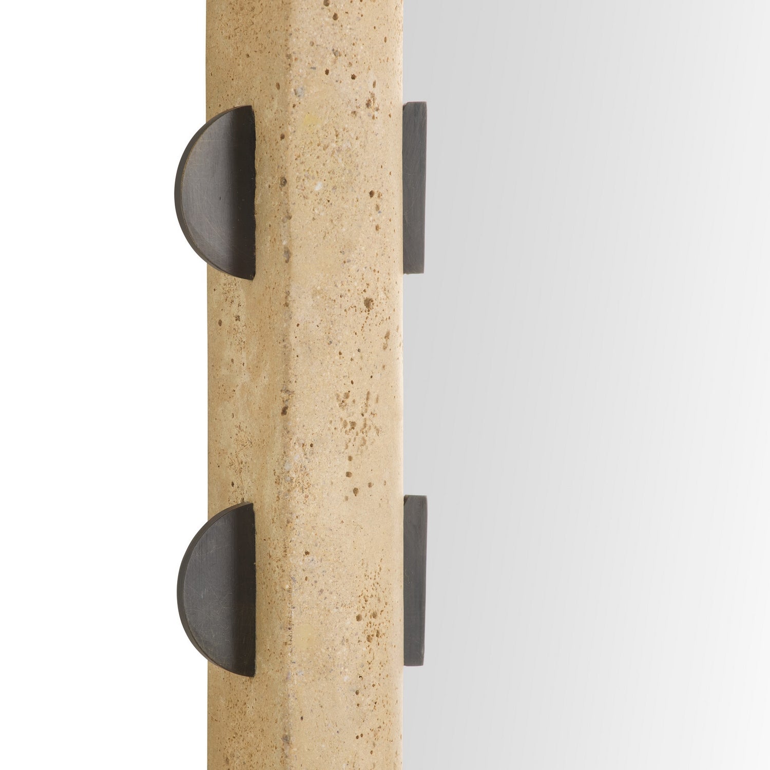 Arteriors - WMC05 - Mirror - Nicolai - Faux Travertine