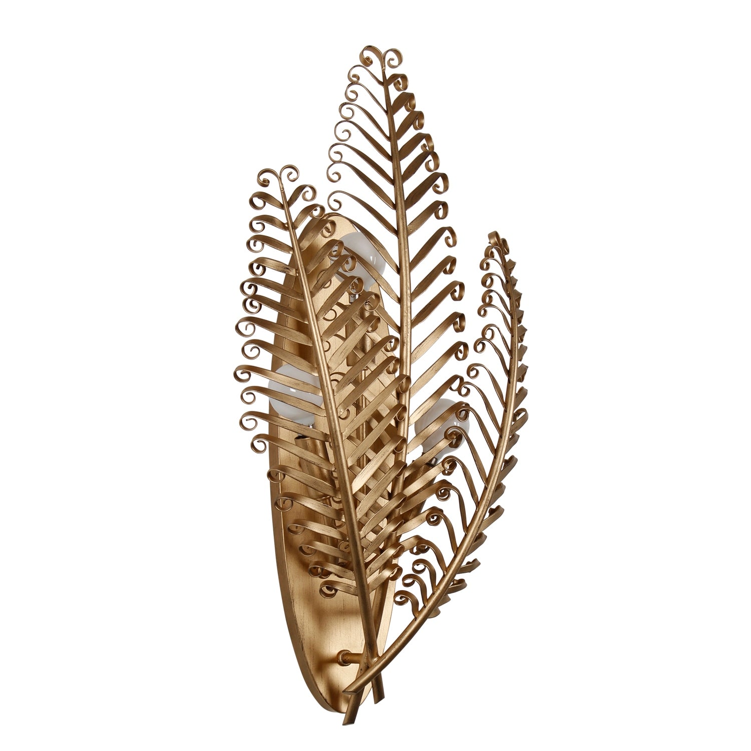 Kalco - 528221MG - Three Light Wall Sconce - Fern - Modern Gold