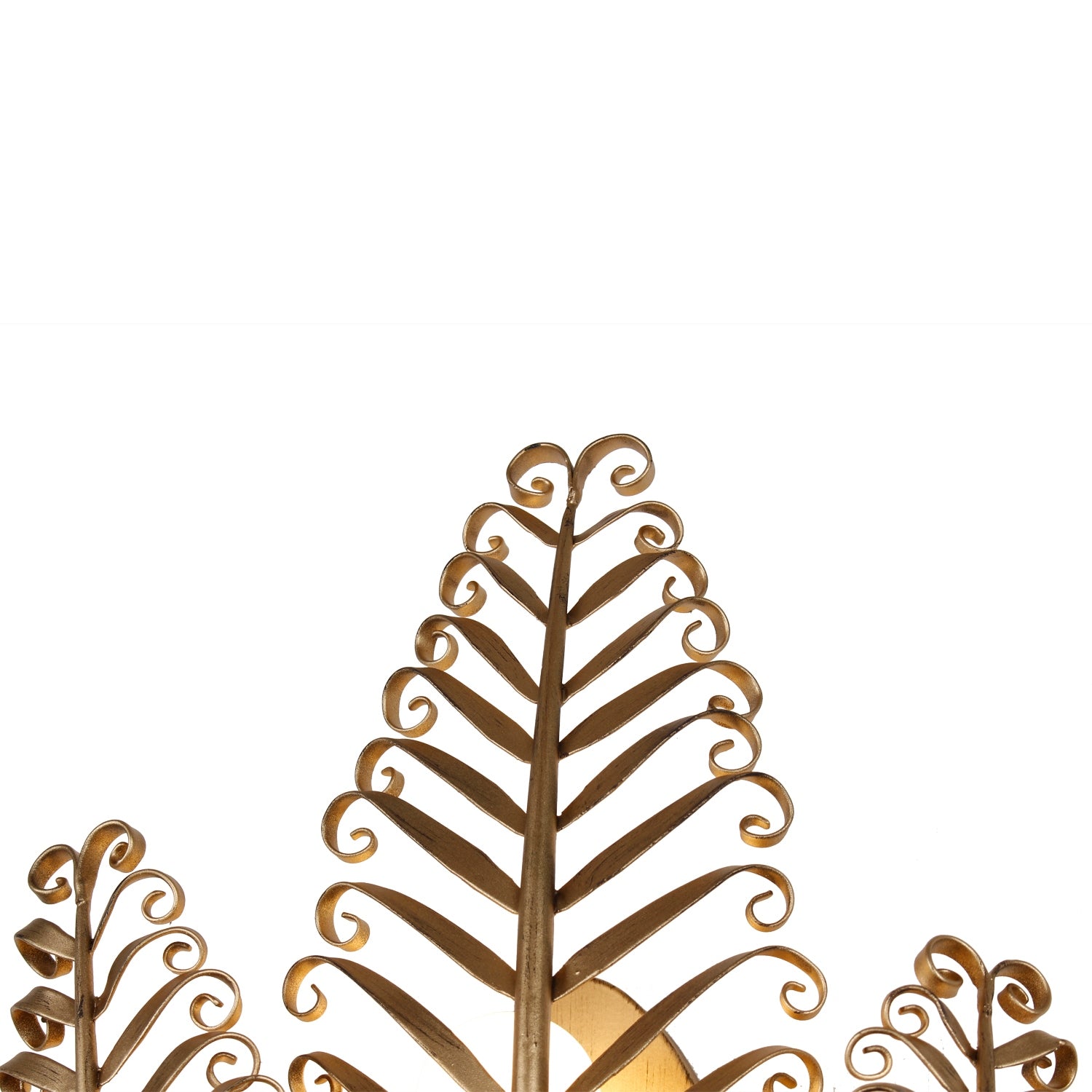 Kalco - 528221MG - Three Light Wall Sconce - Fern - Modern Gold