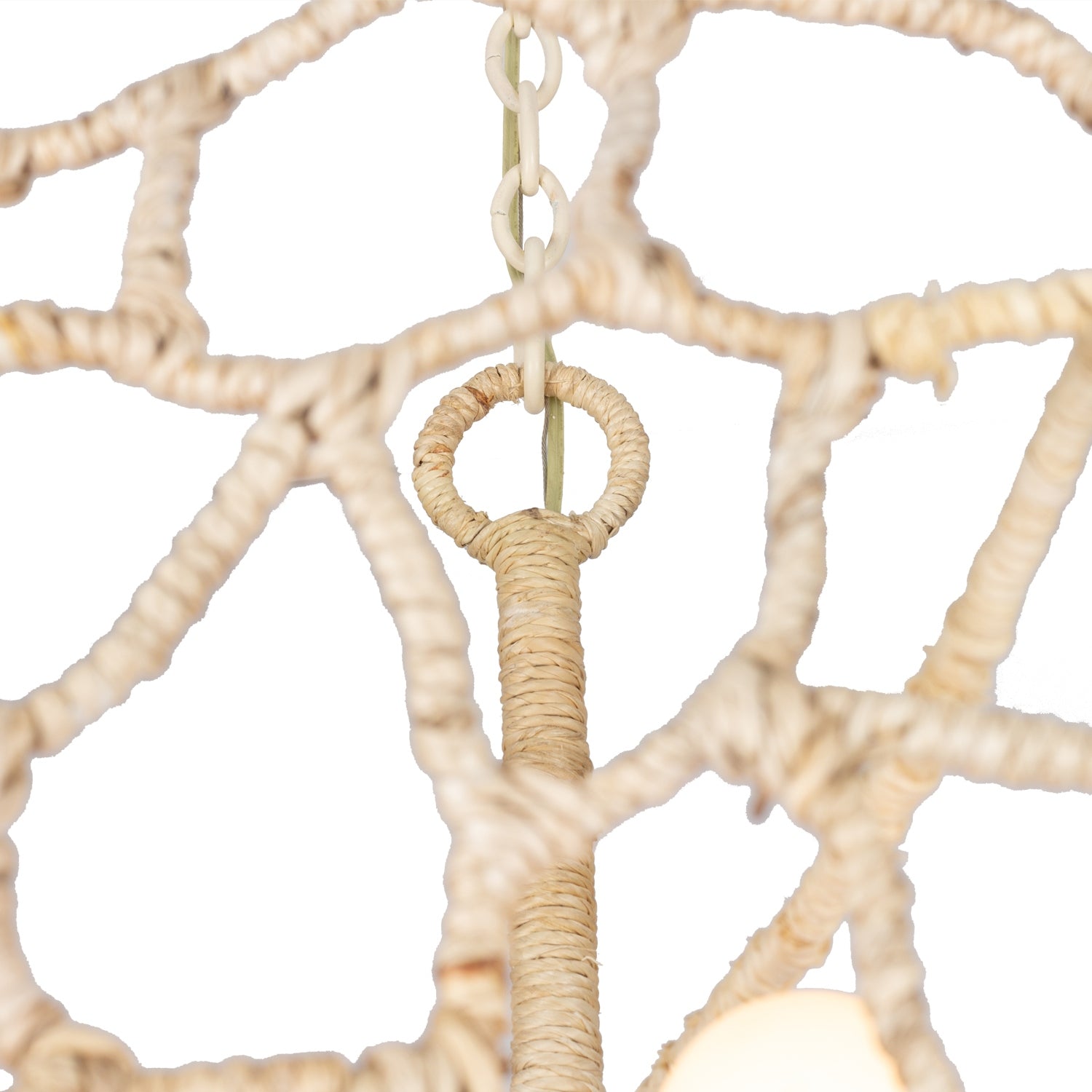 Kalco - 527355WIV - Eight Light Chandelier - Reef - Warm Ivory