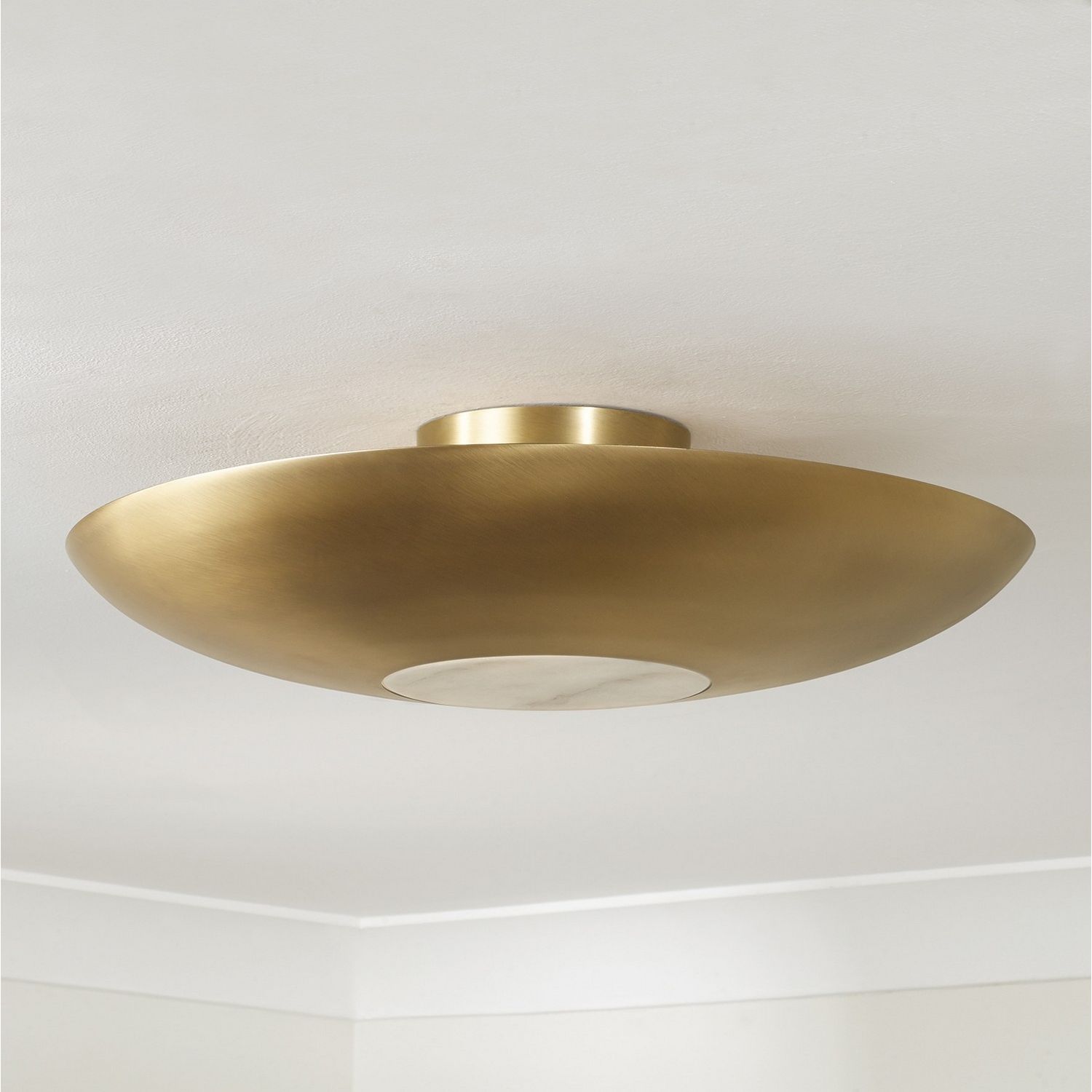 Capital Lighting - 257741AD - Four Light Semi Flush Mount - Gia - Aged Brass