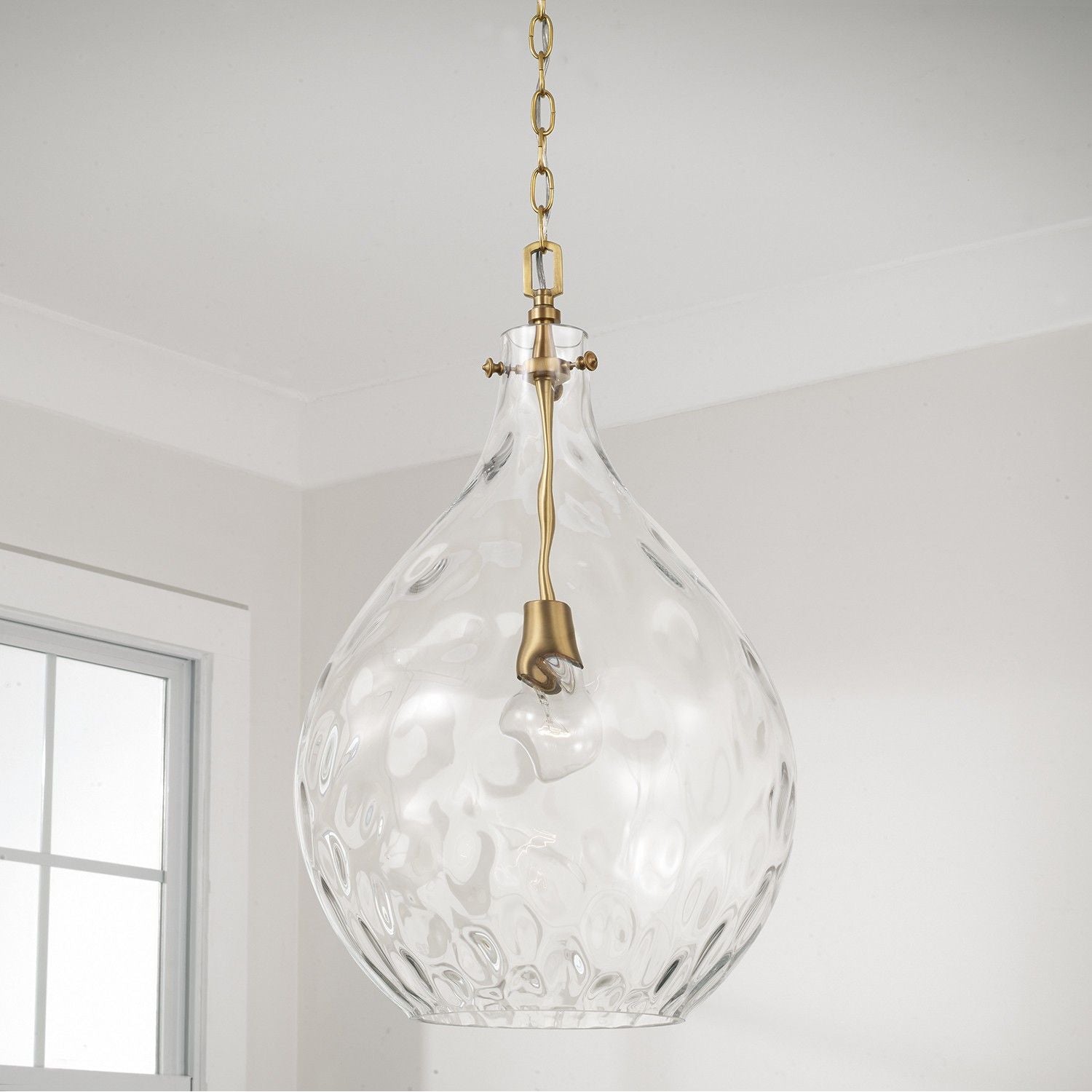 Capital Lighting - 325011AD - One Light Pendant - Bristol - Aged Brass