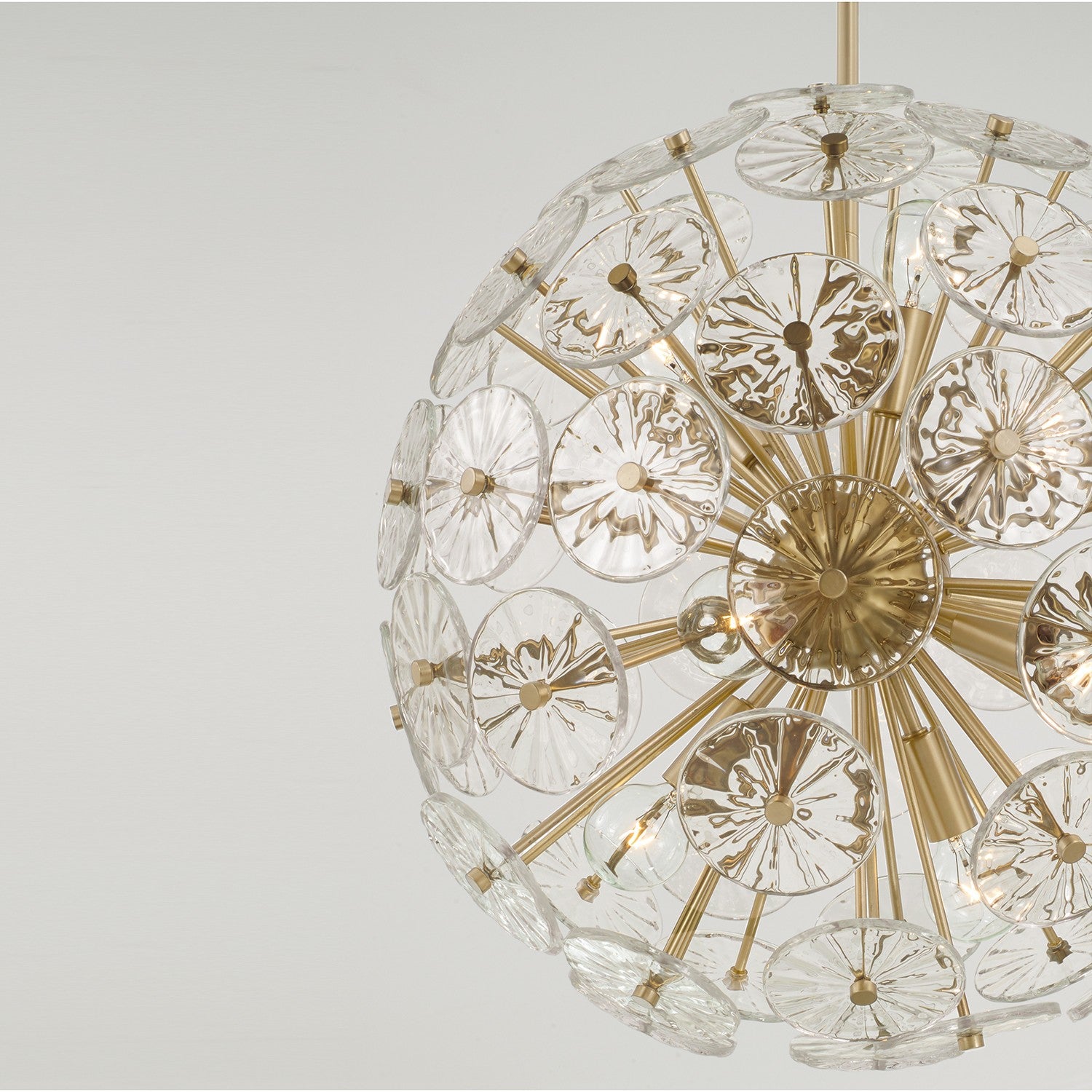 Capital Lighting - 357881MA - Eight Light Pendant - Emelie - Matte Brass