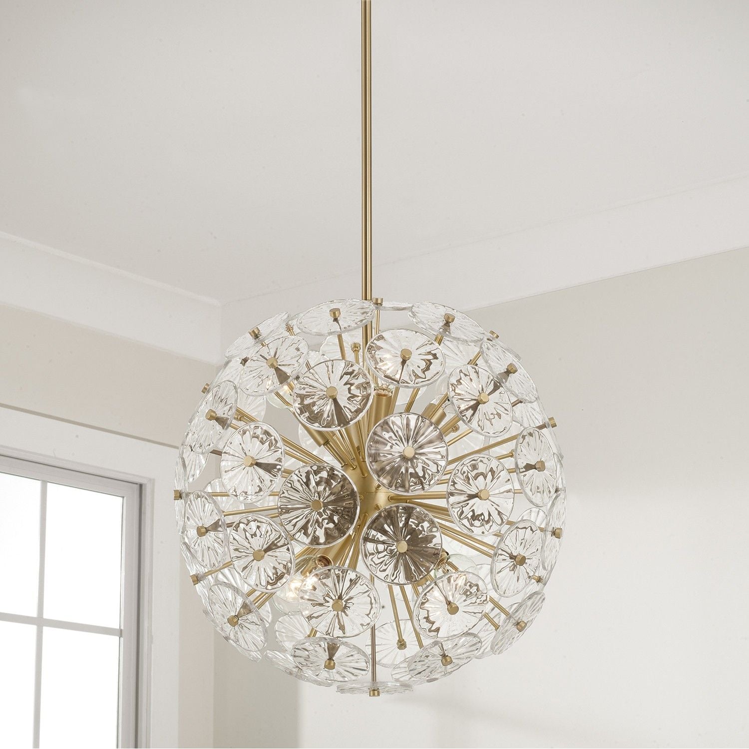 Capital Lighting - 357881MA - Eight Light Pendant - Emelie - Matte Brass