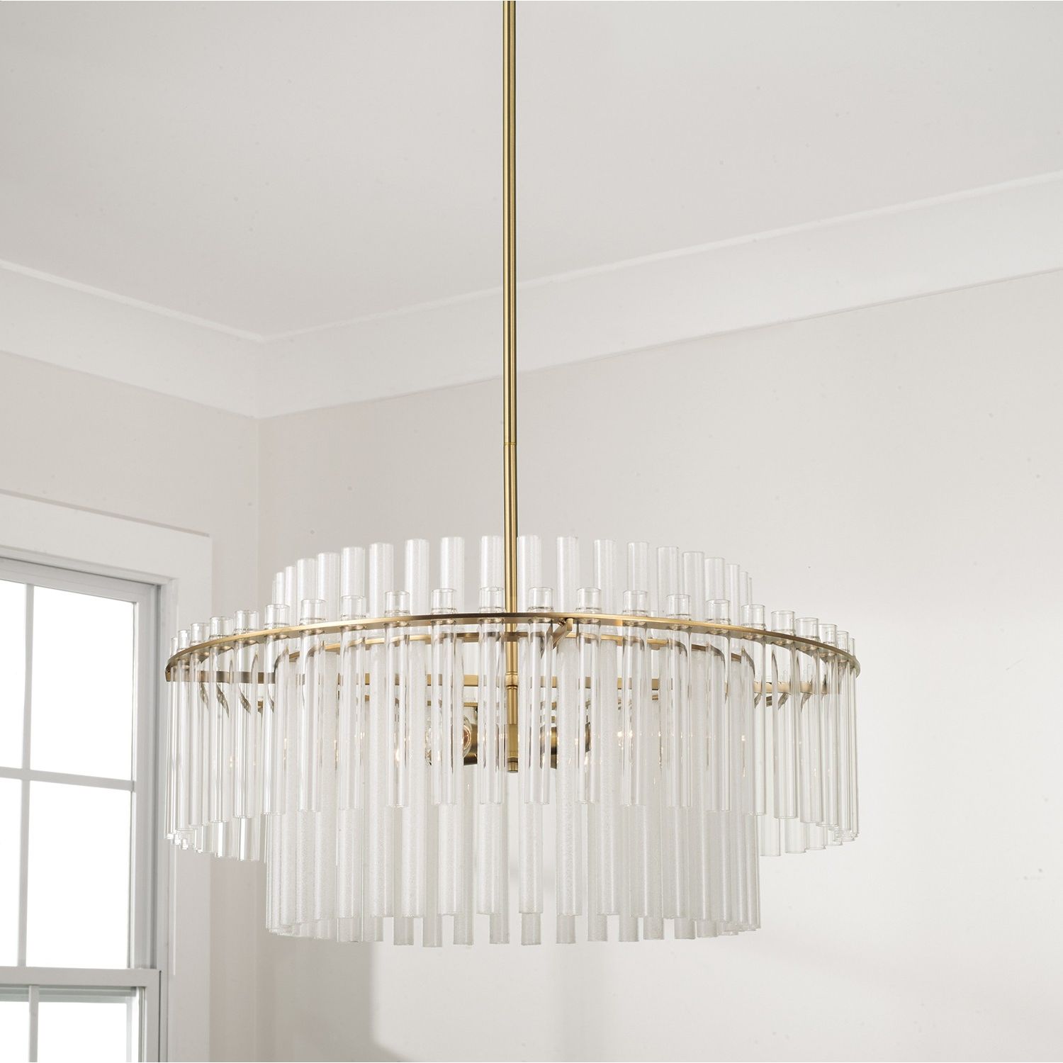 Capital Lighting - 358741AD - Four Light Pendant - Blair - Aged Brass