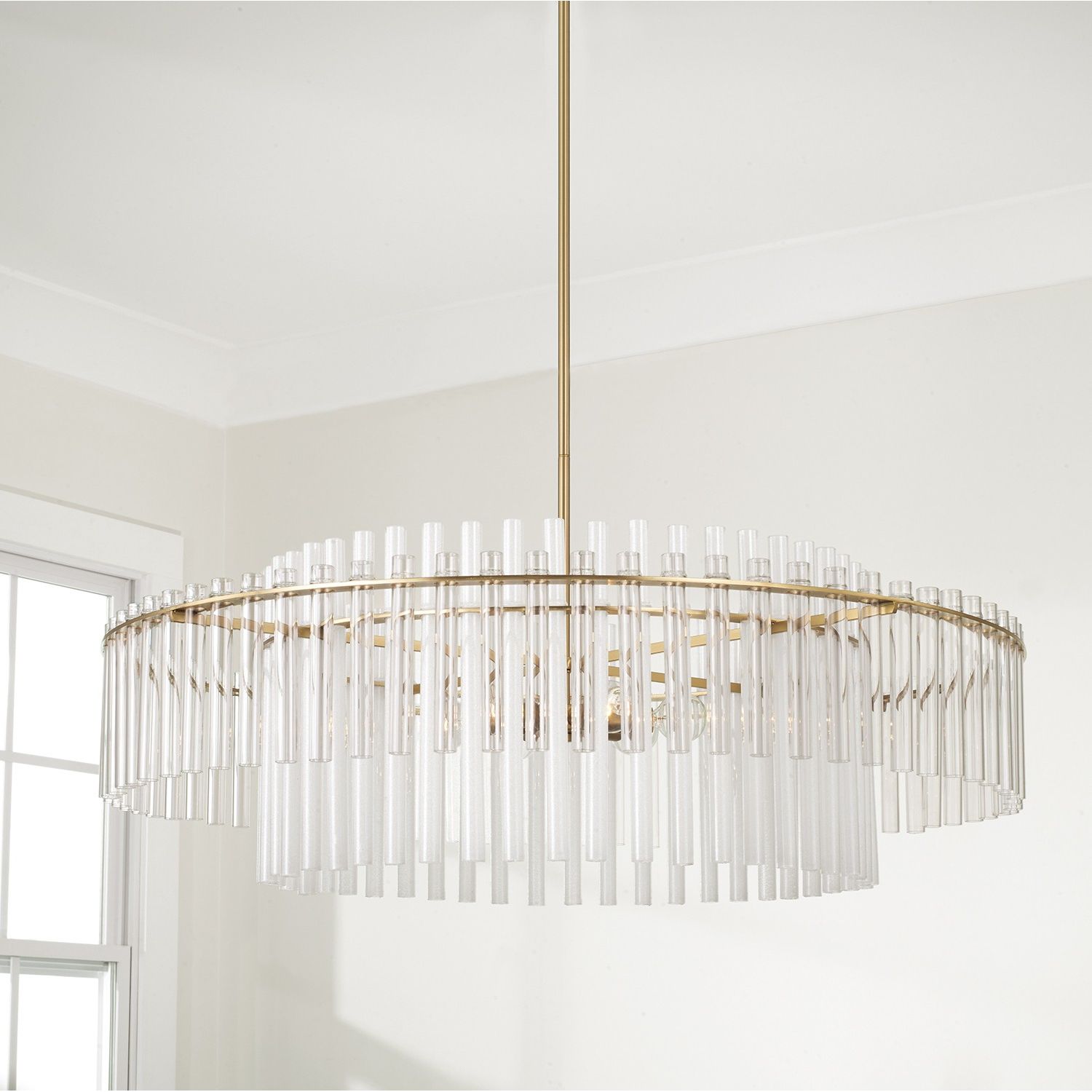 Capital Lighting - 358761AD - Six Light Pendant - Blair - Aged Brass