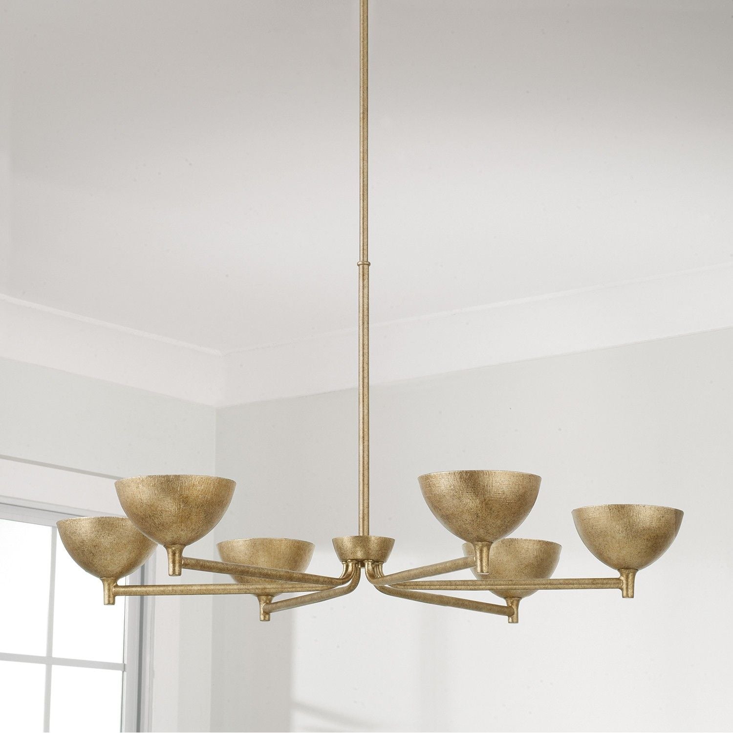 Capital Lighting - 458561FT - LED Chandelier - Francesca - Feathered Gold